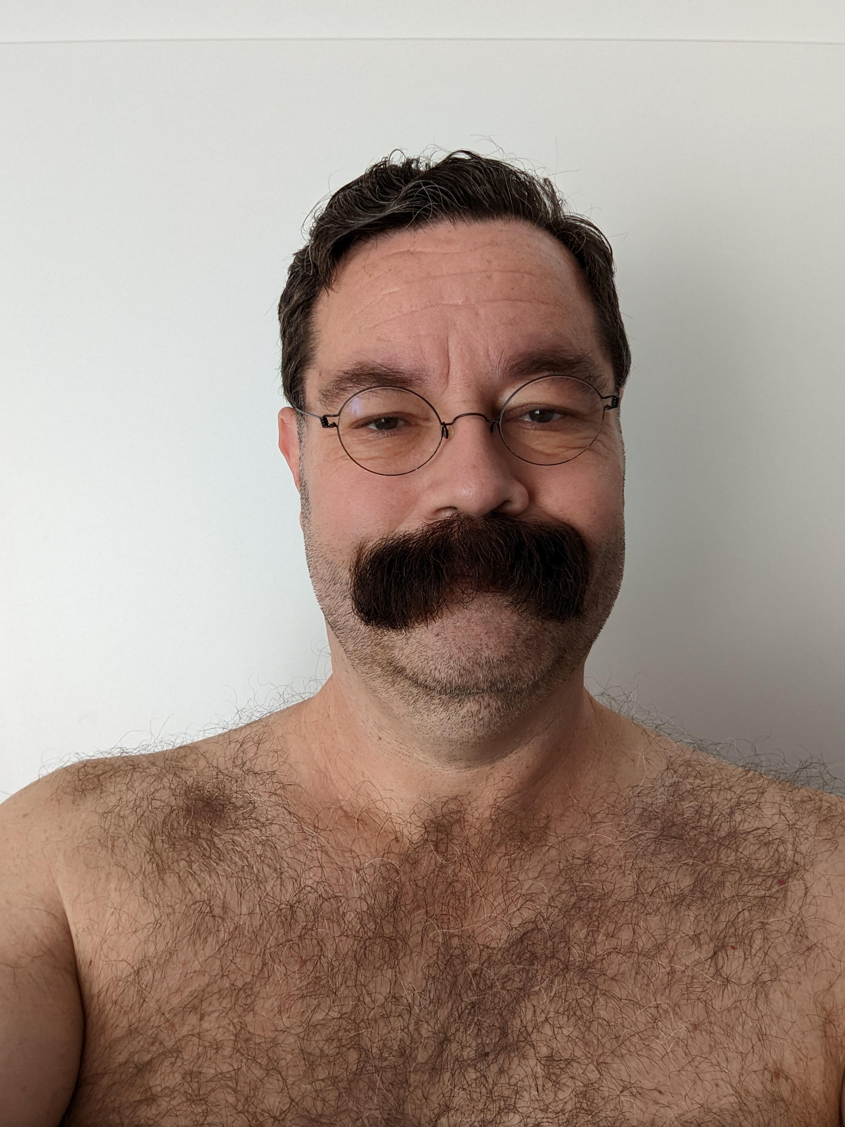 Tried a new look r/Moustache