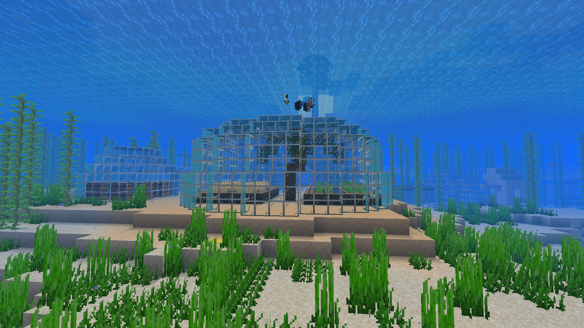 Minecraft Glass Underwater