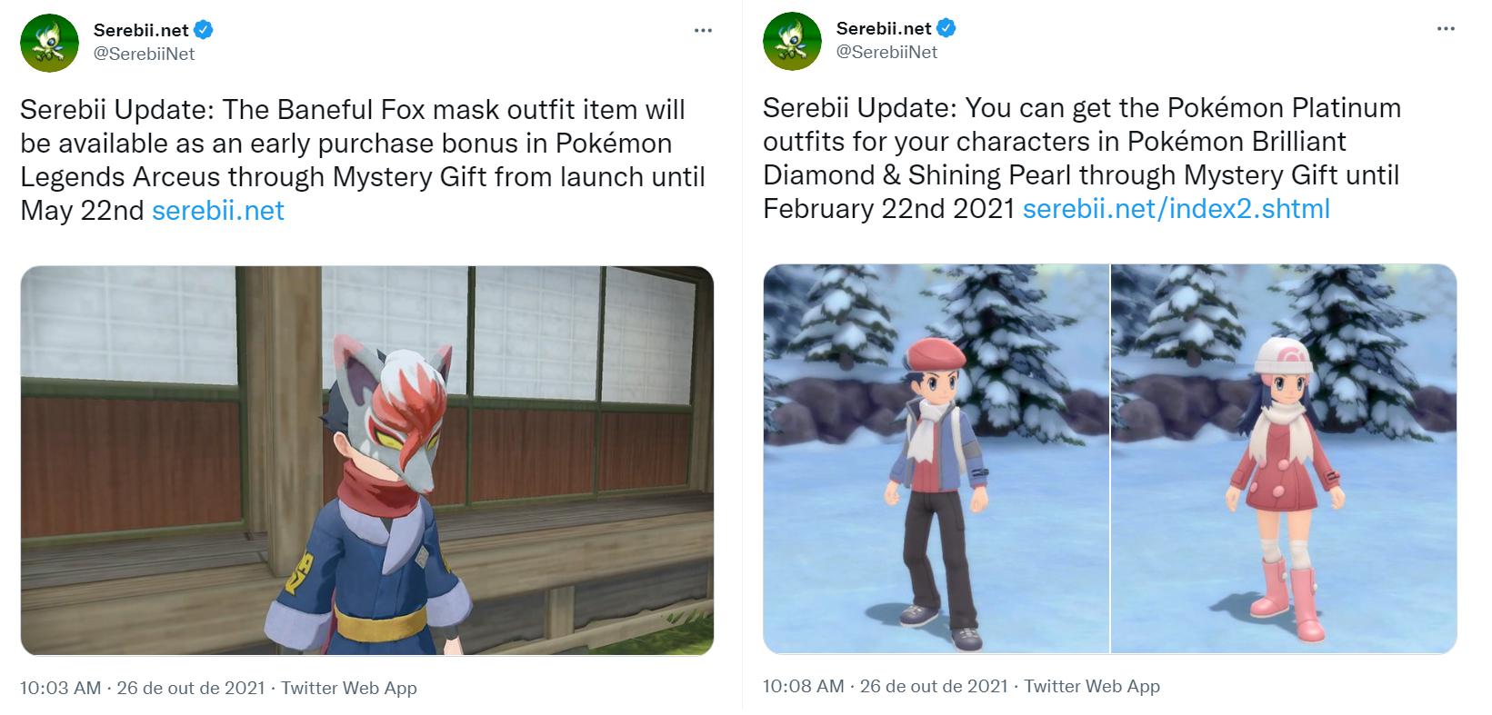 PSA Players of Legends of Arceus and Pokémon Brilliant Diamond