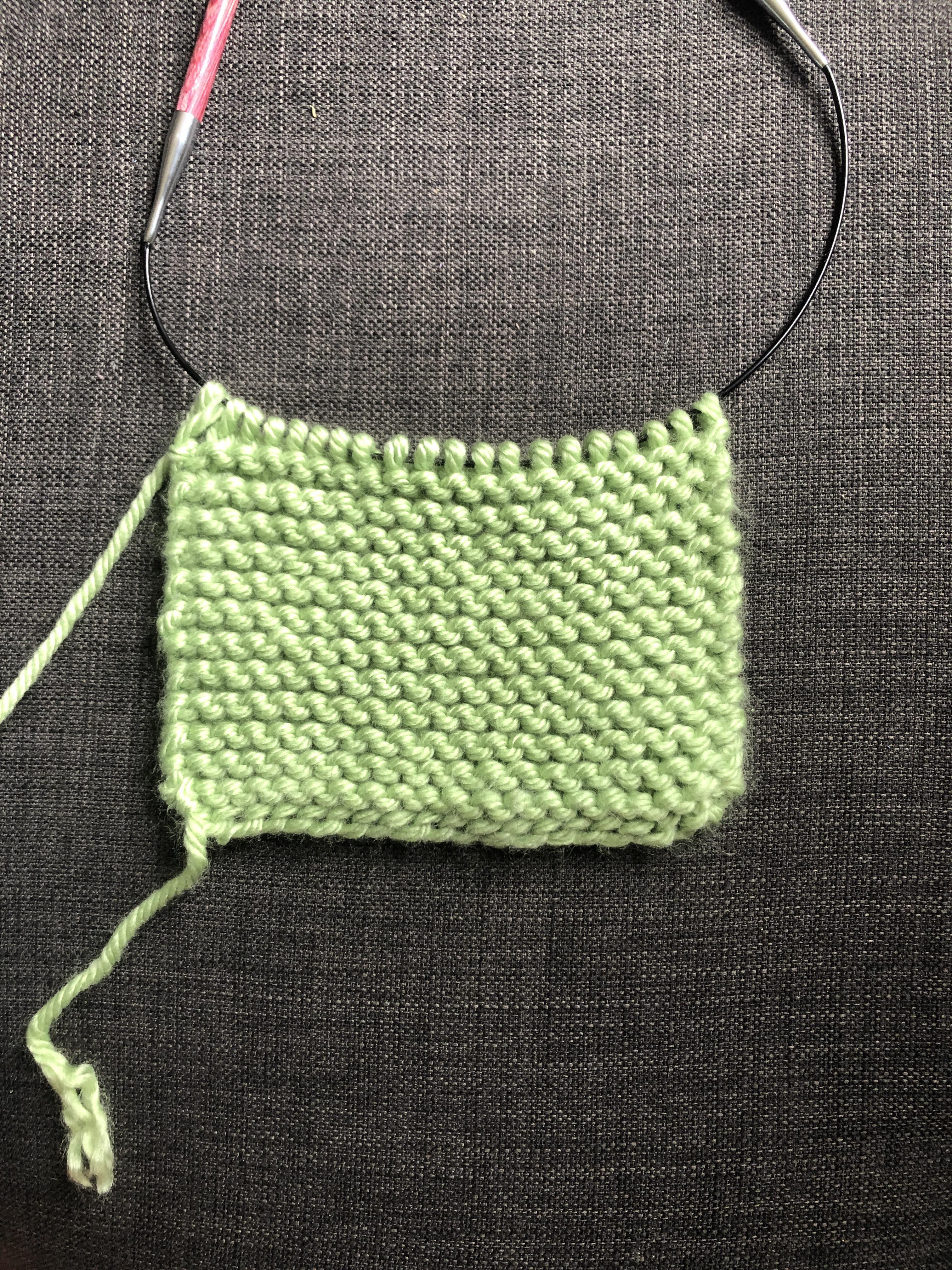 Started knitting a week ago I think I’m getting a hang of it. r/knitting