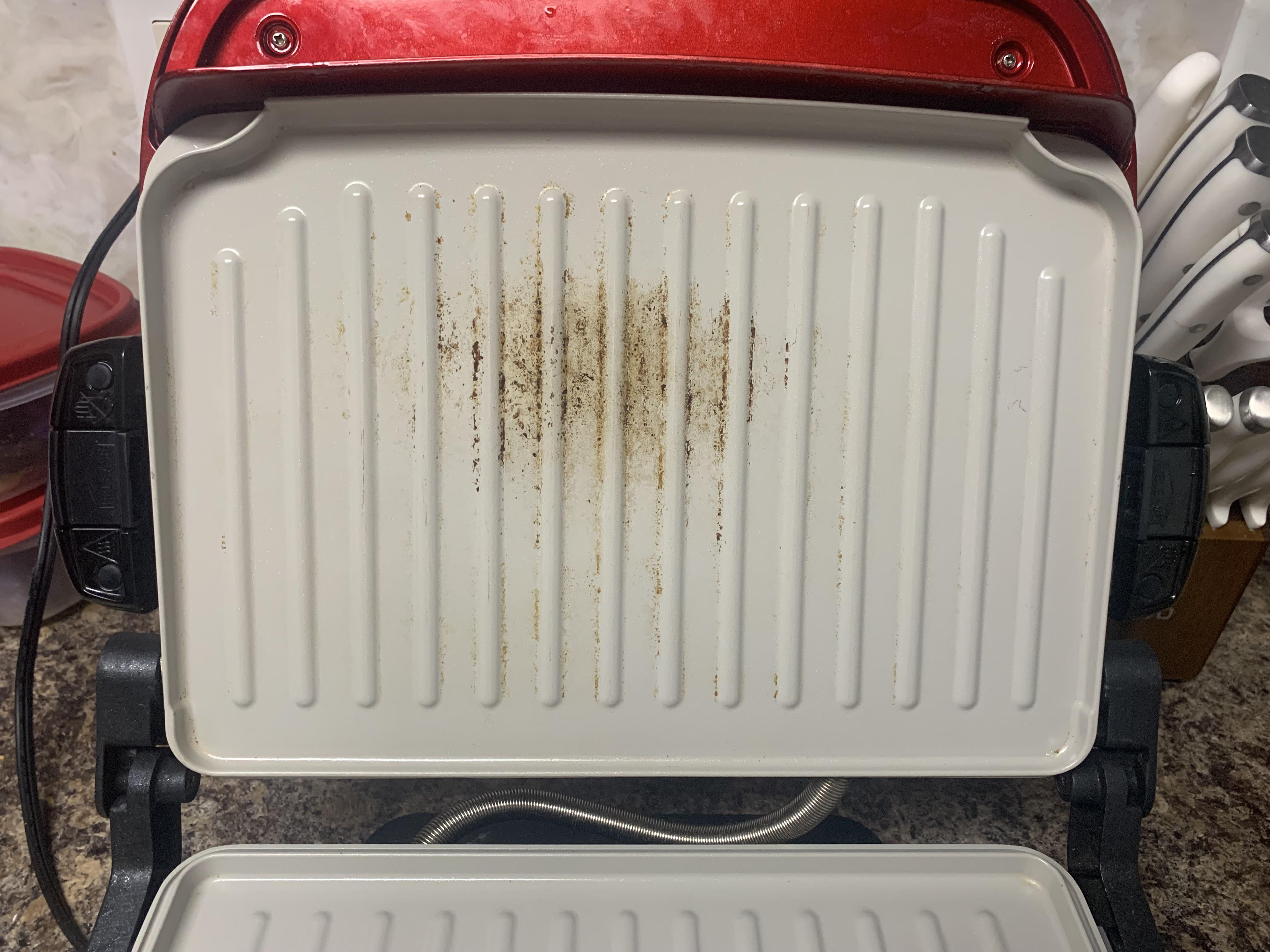 foreman with removable hot plates won’t come clean r/CleaningTips