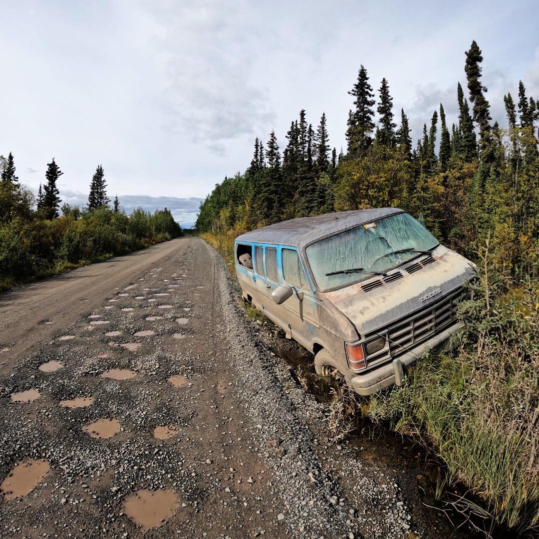 From the Drive to McCarthy Alaska, there were many VanLife gone wrong
