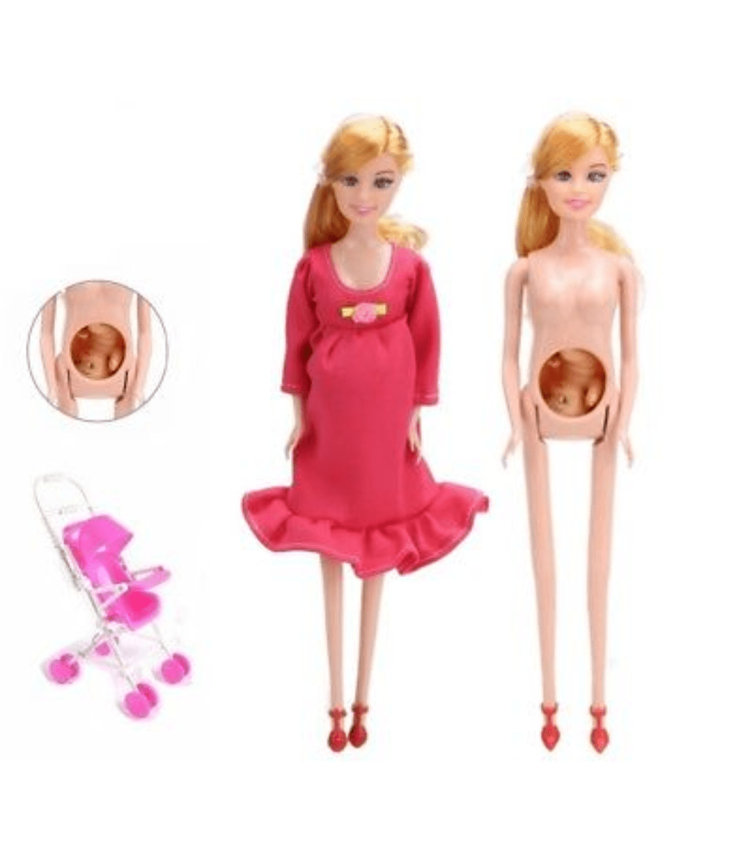 This pregnant Barbie doll is quite disturbing... r/CrappyDesign