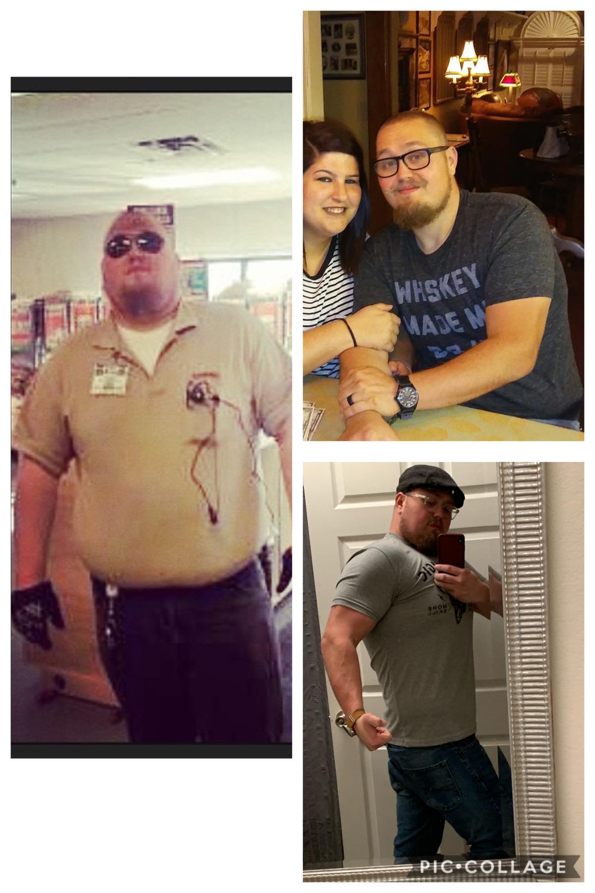 M/36/6’2” [370lbs>240=135lbs] went from my heaviest at 370, down to 202
