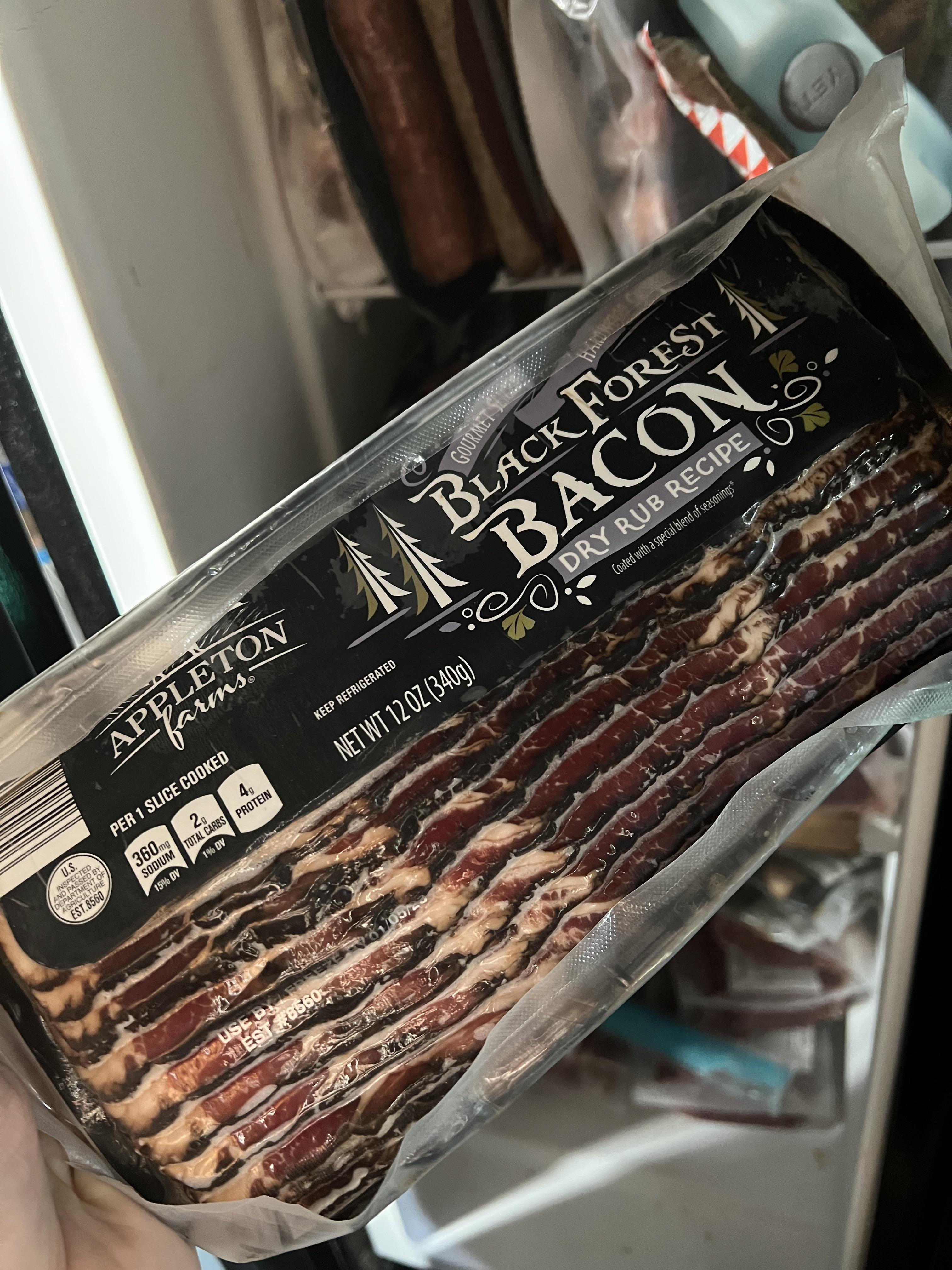 THIS. IS. NOT. A. DRILL. There was Black Forest bacon in stores as an