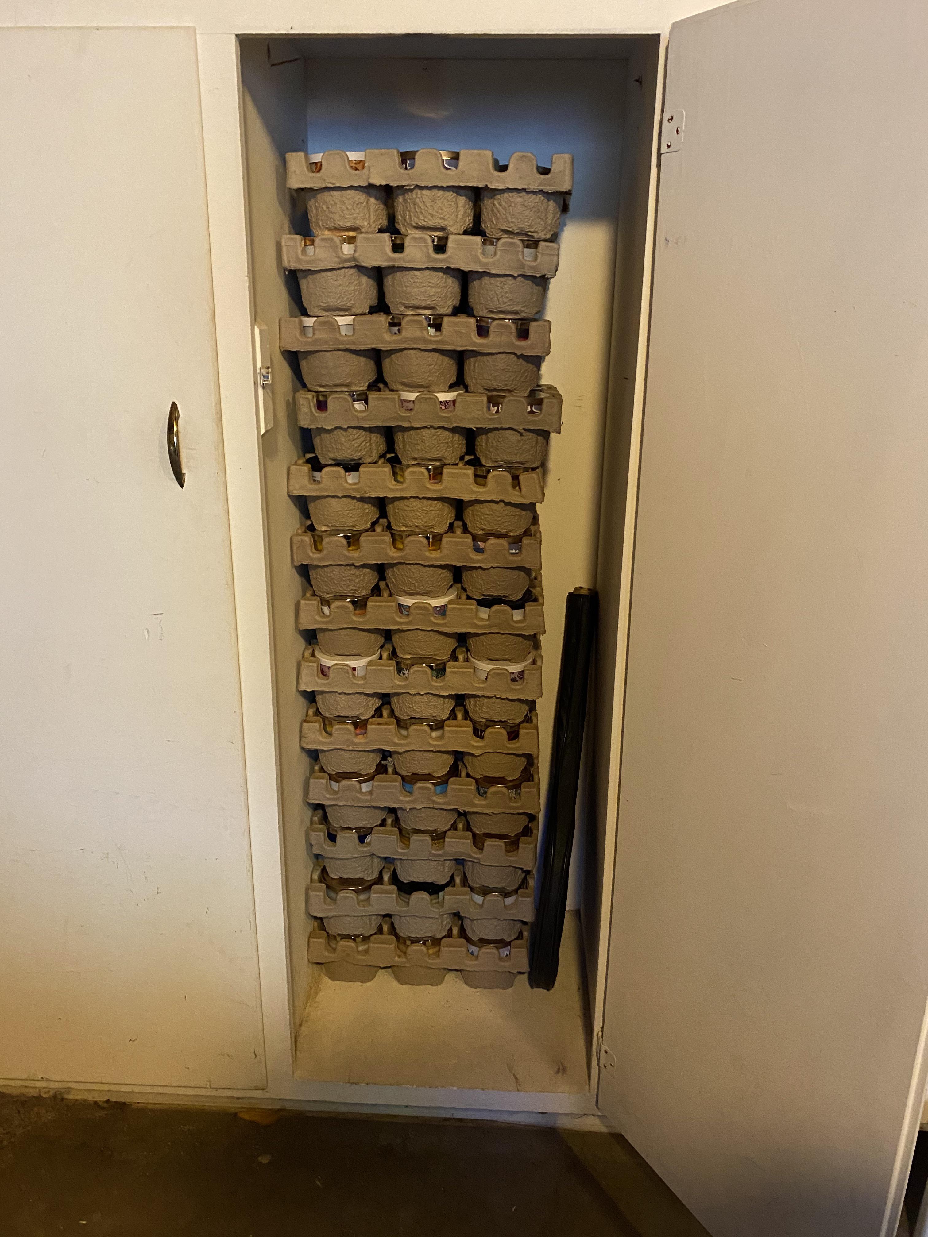 I just moved into a new house and have a designated “candle cupboard