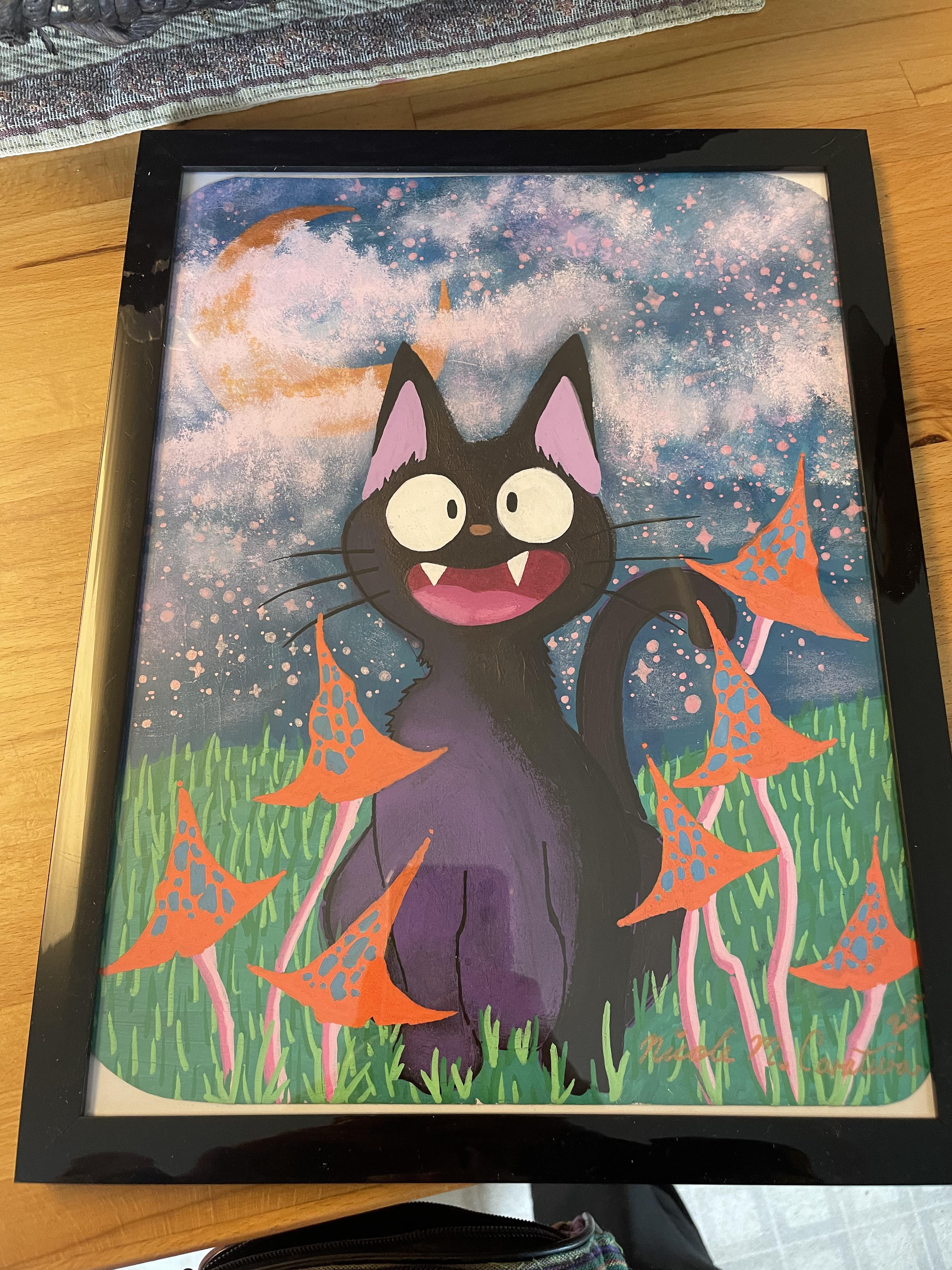 Jiji, me , acrylic paint and poscas r/Paintings