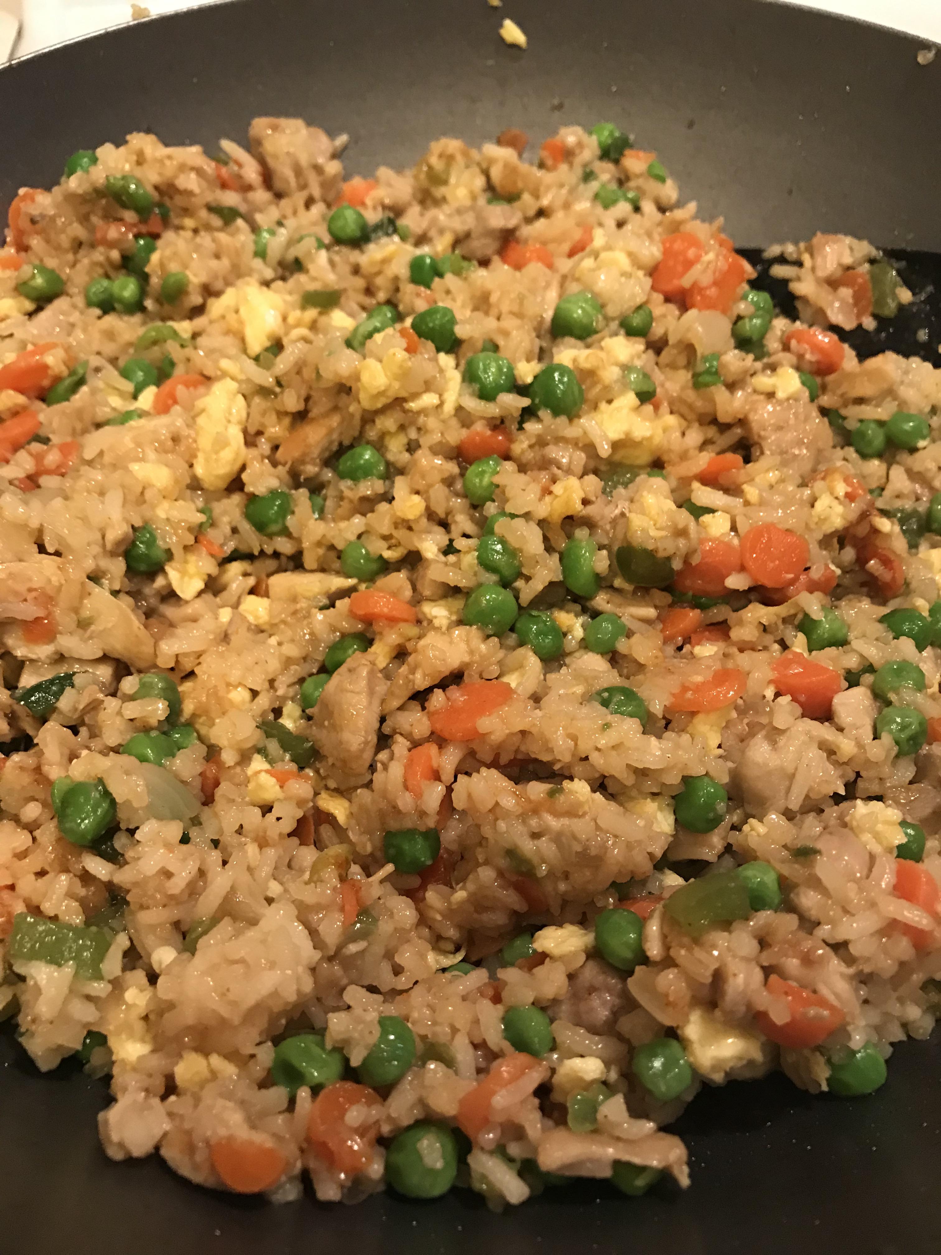 [Homemade] Pork fried rice r/food