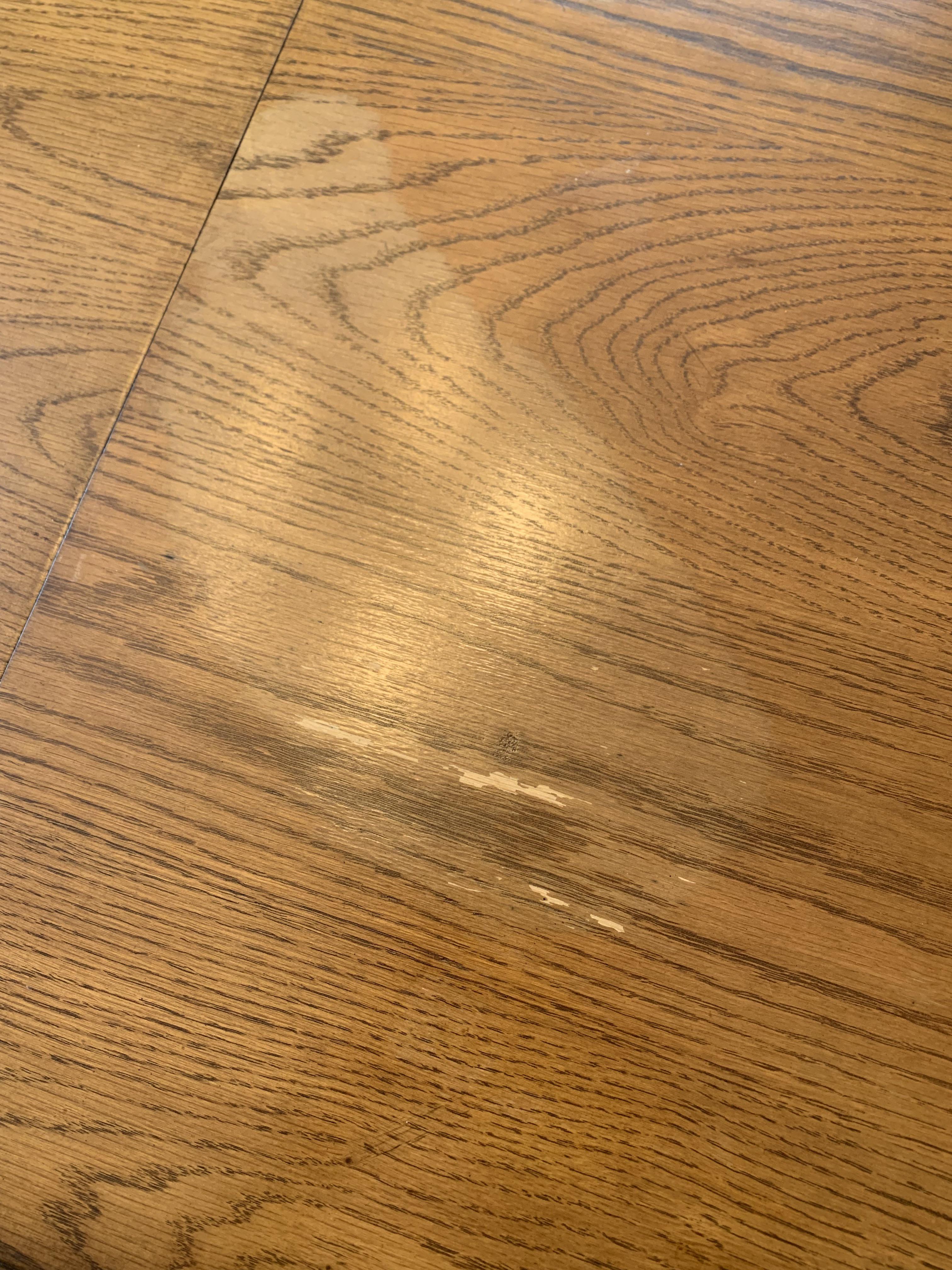 How can I repair this water blotch damage without refinishing the whole