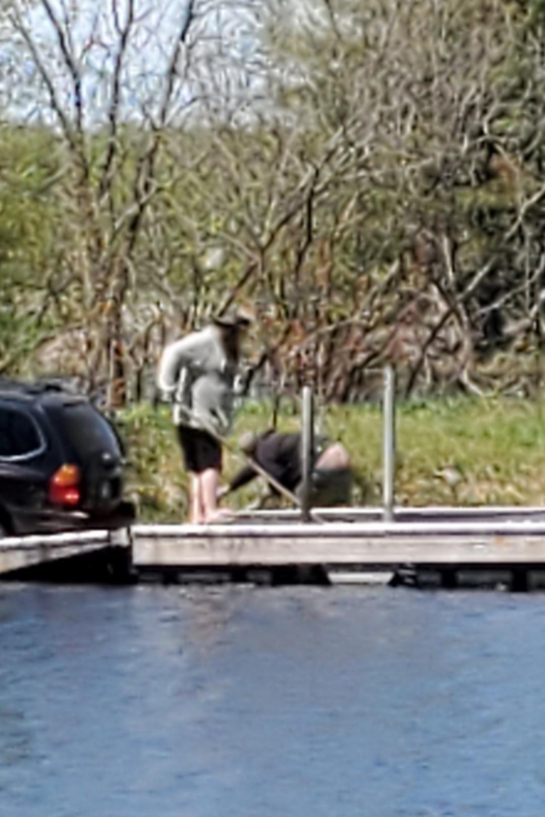 Another day at the boat landing in Minnesota r/Fishing