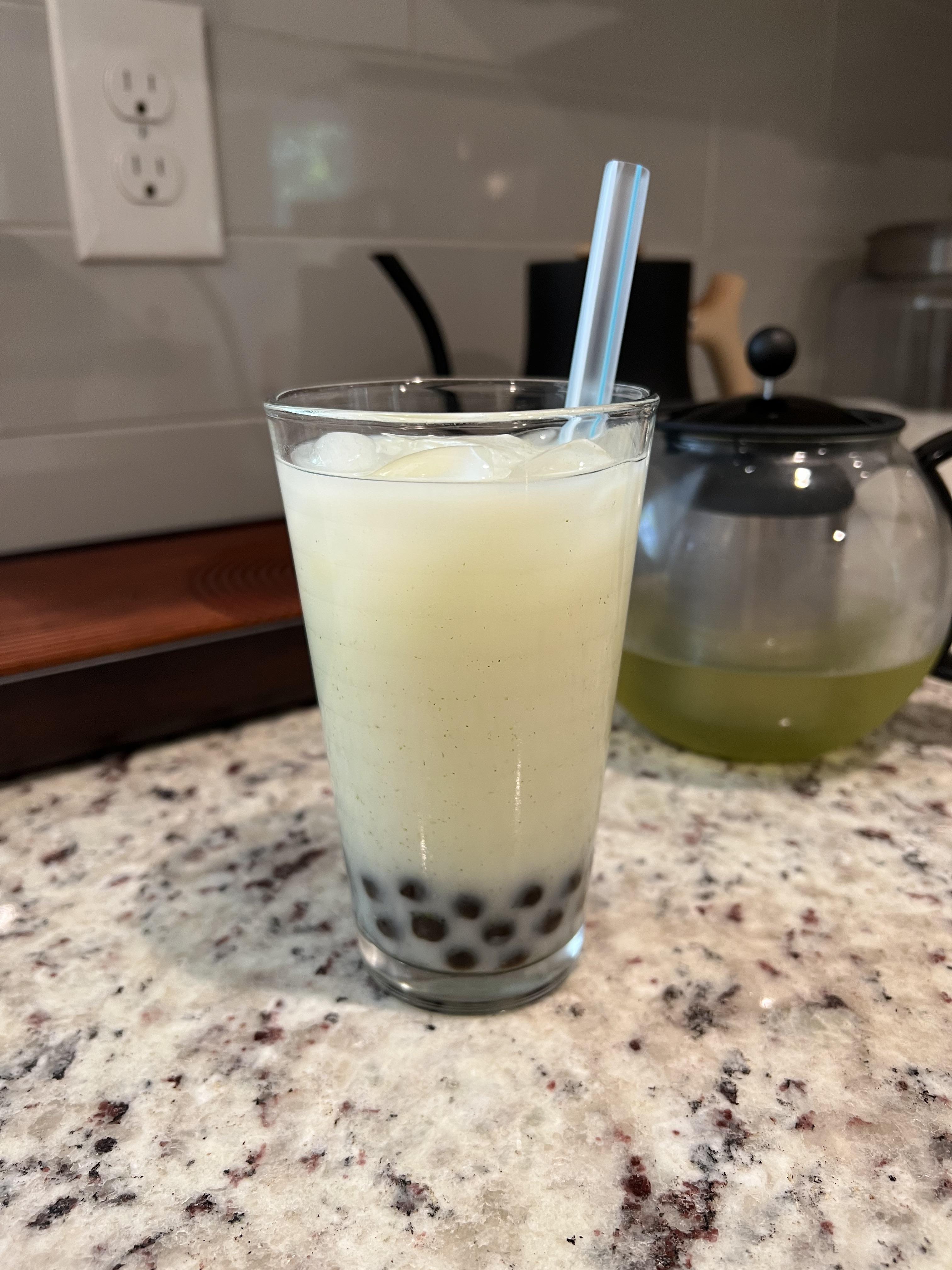 Homemade Bubble Tea Using Cold Brew Kukicha r/tea