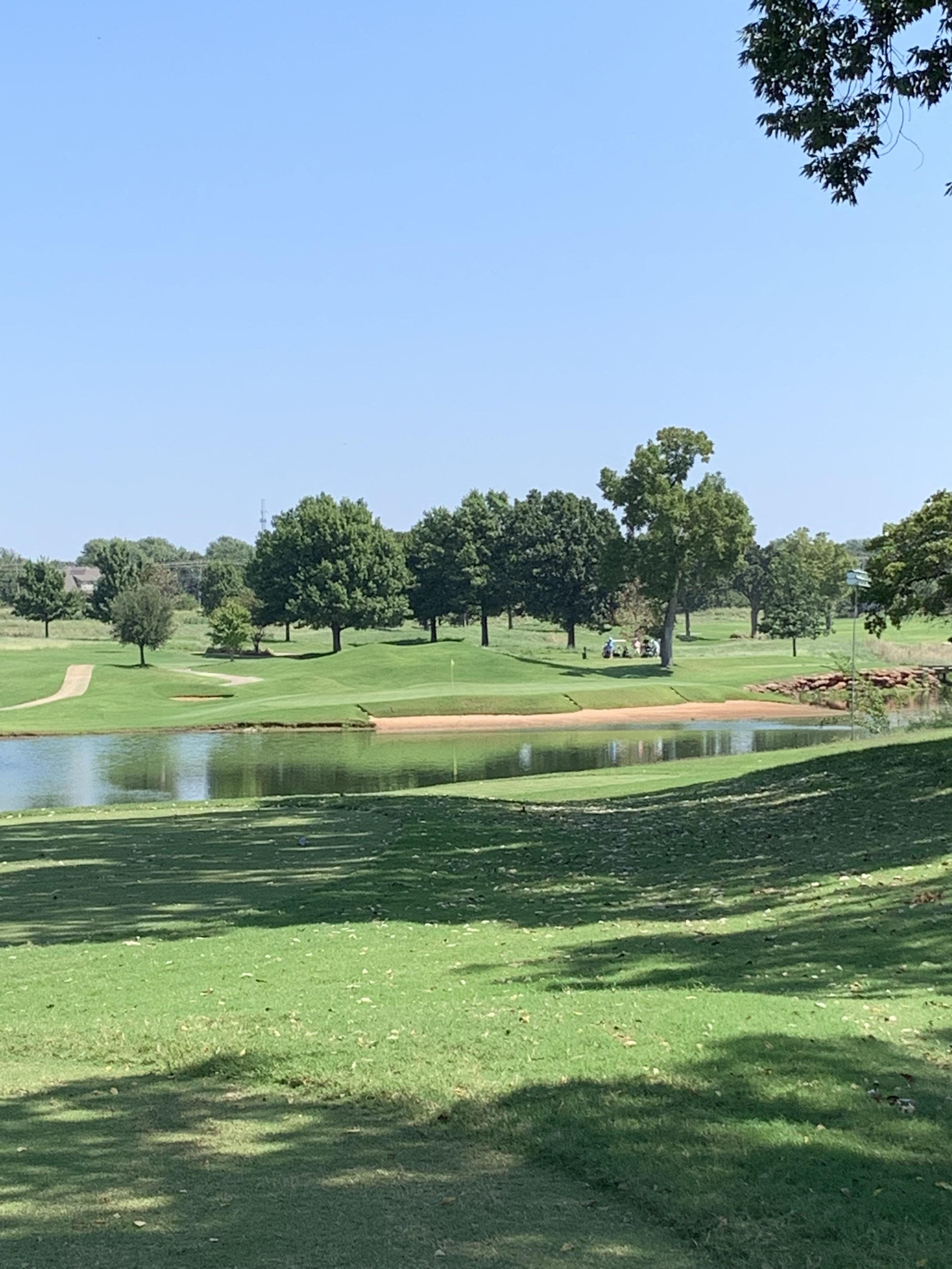 Par 3 17 201 yards. Oak Tree National r/golf