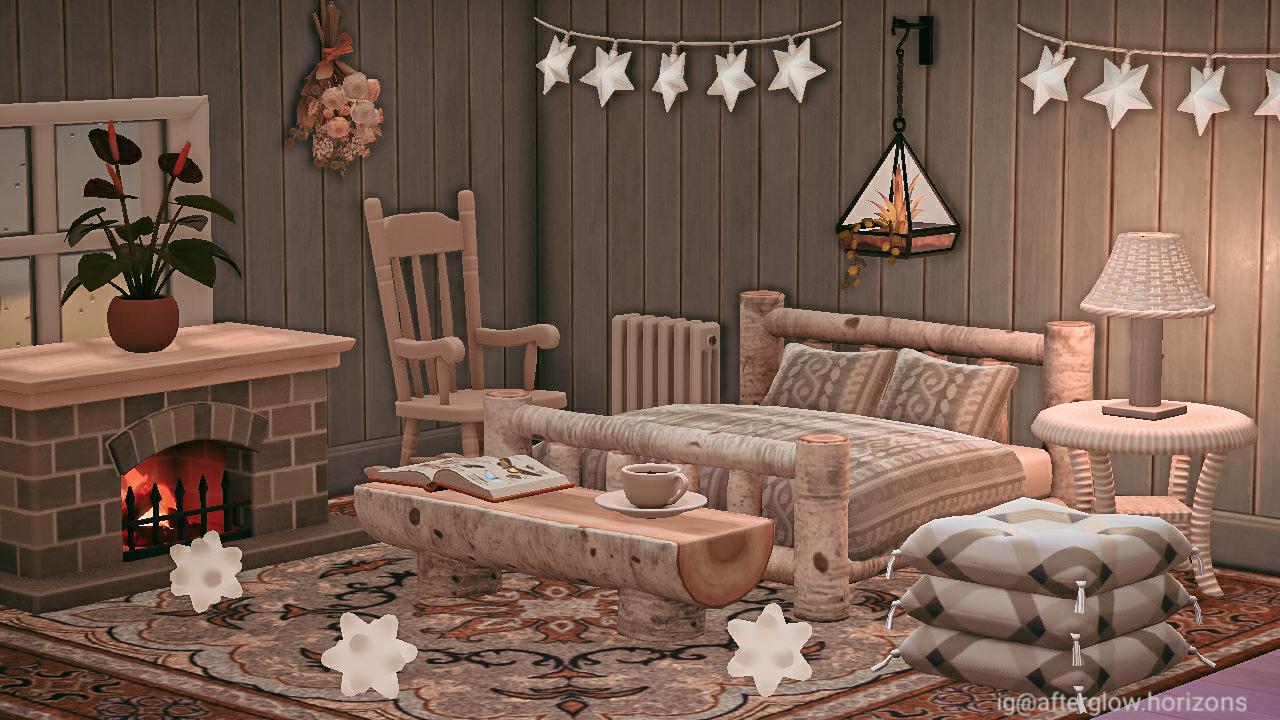 A cosy bedroom on a rainy day r/AnimalCrossing