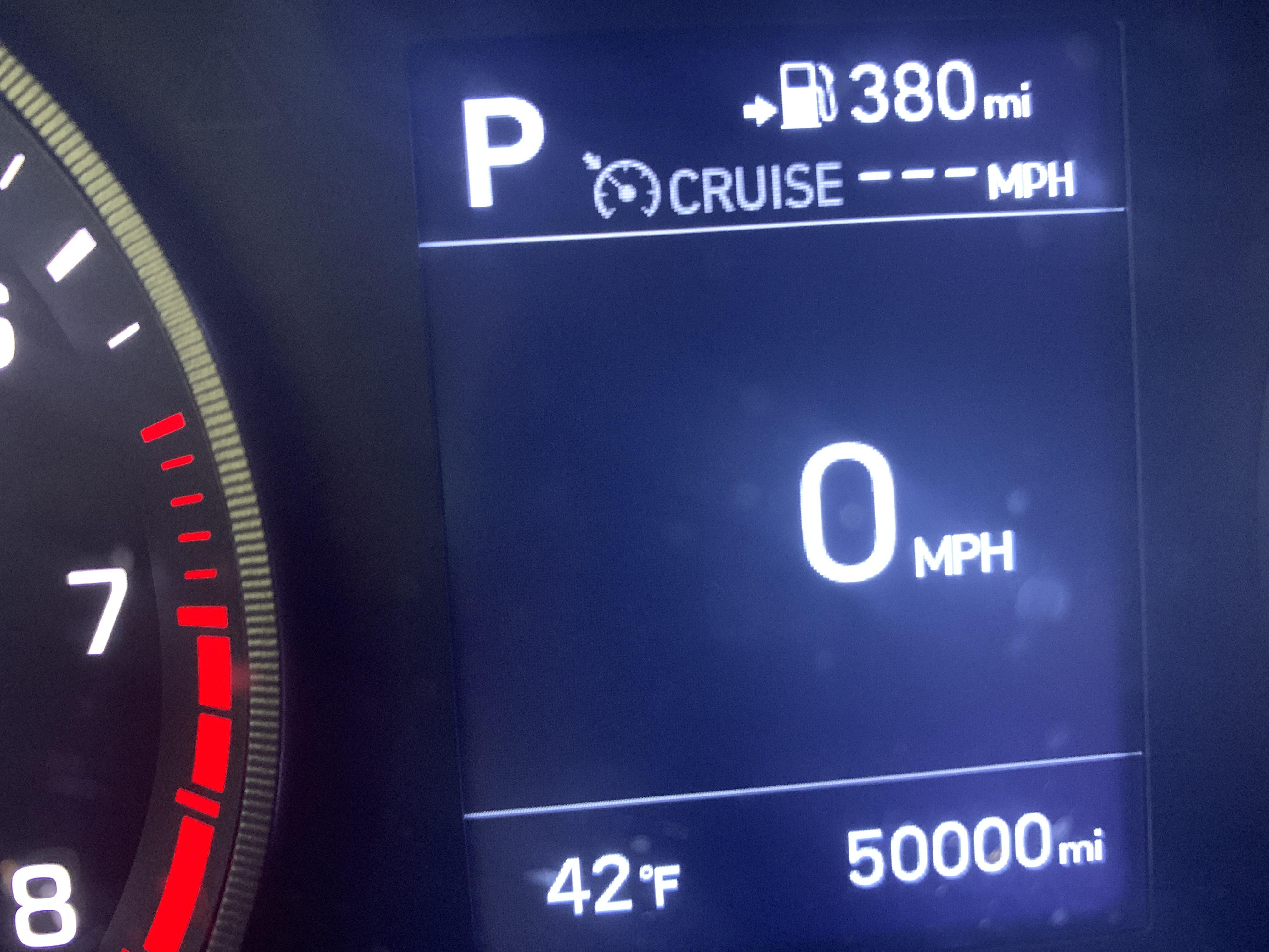 My car got to 50k miles r/mildlyinteresting