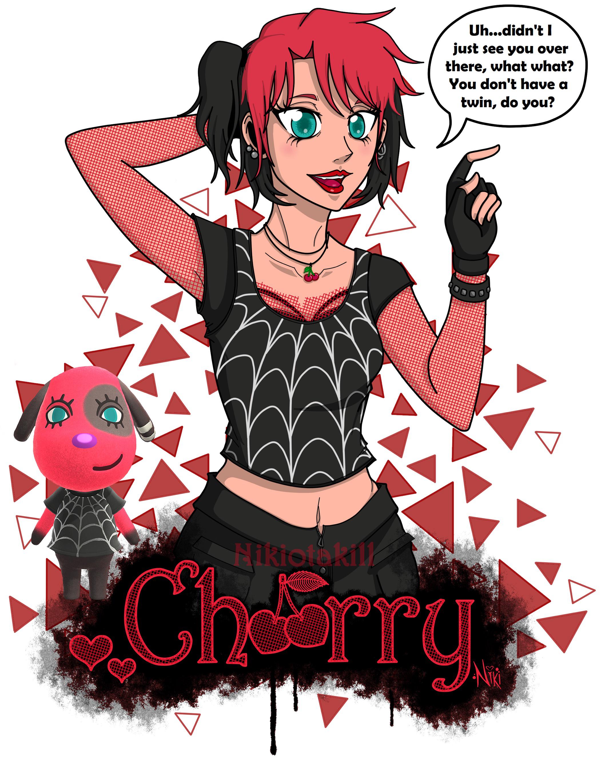 Human Villager Cherry Fanart r/AnimalCrossing