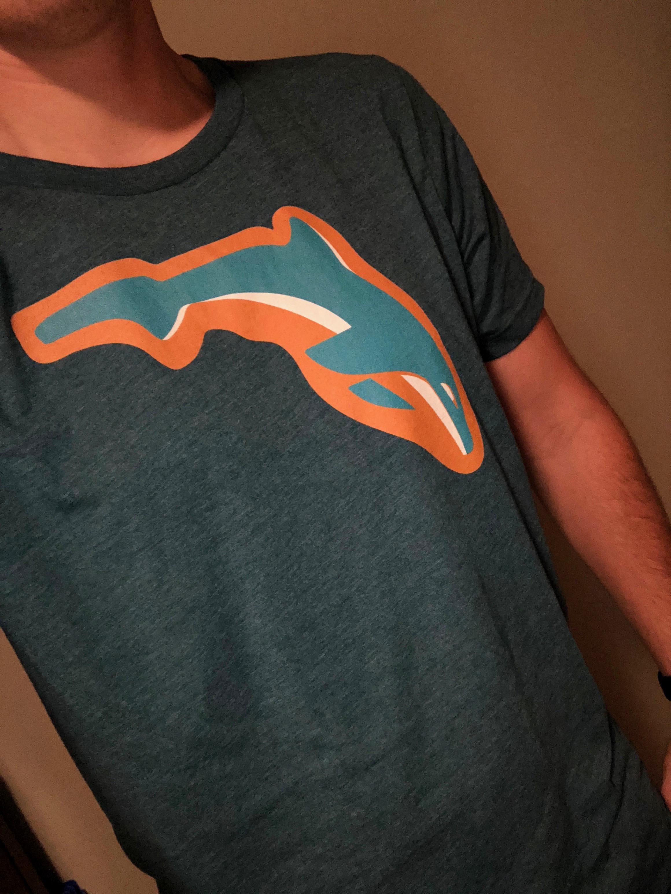 My new "Florida Fins" shirt came in today just in time for the game
