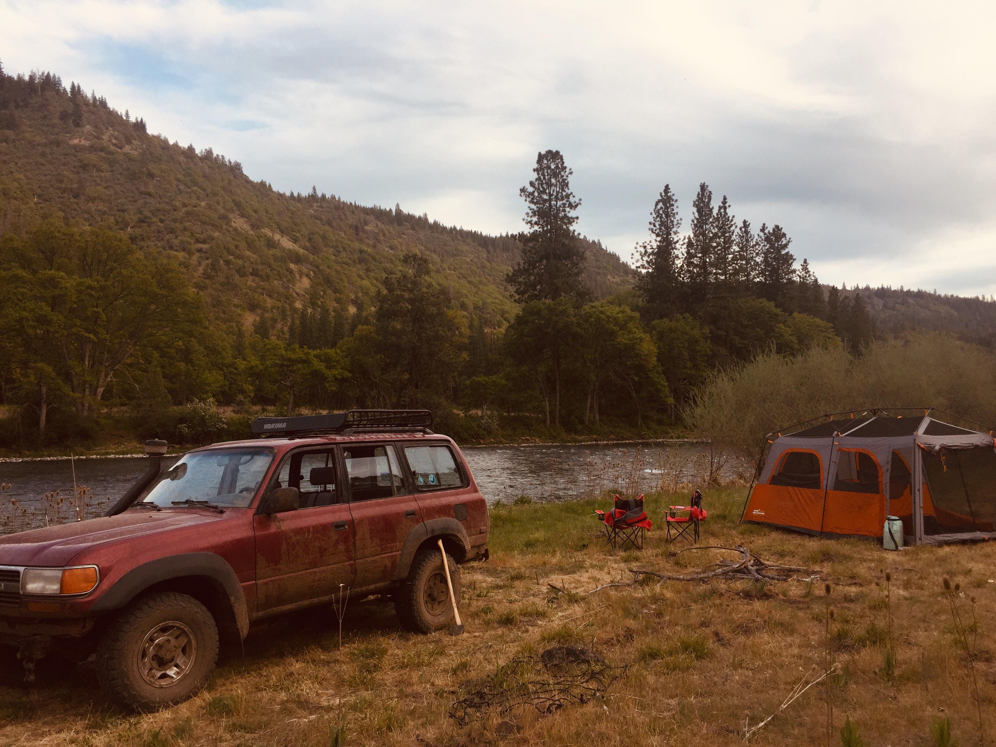 Klamath River campground oregon