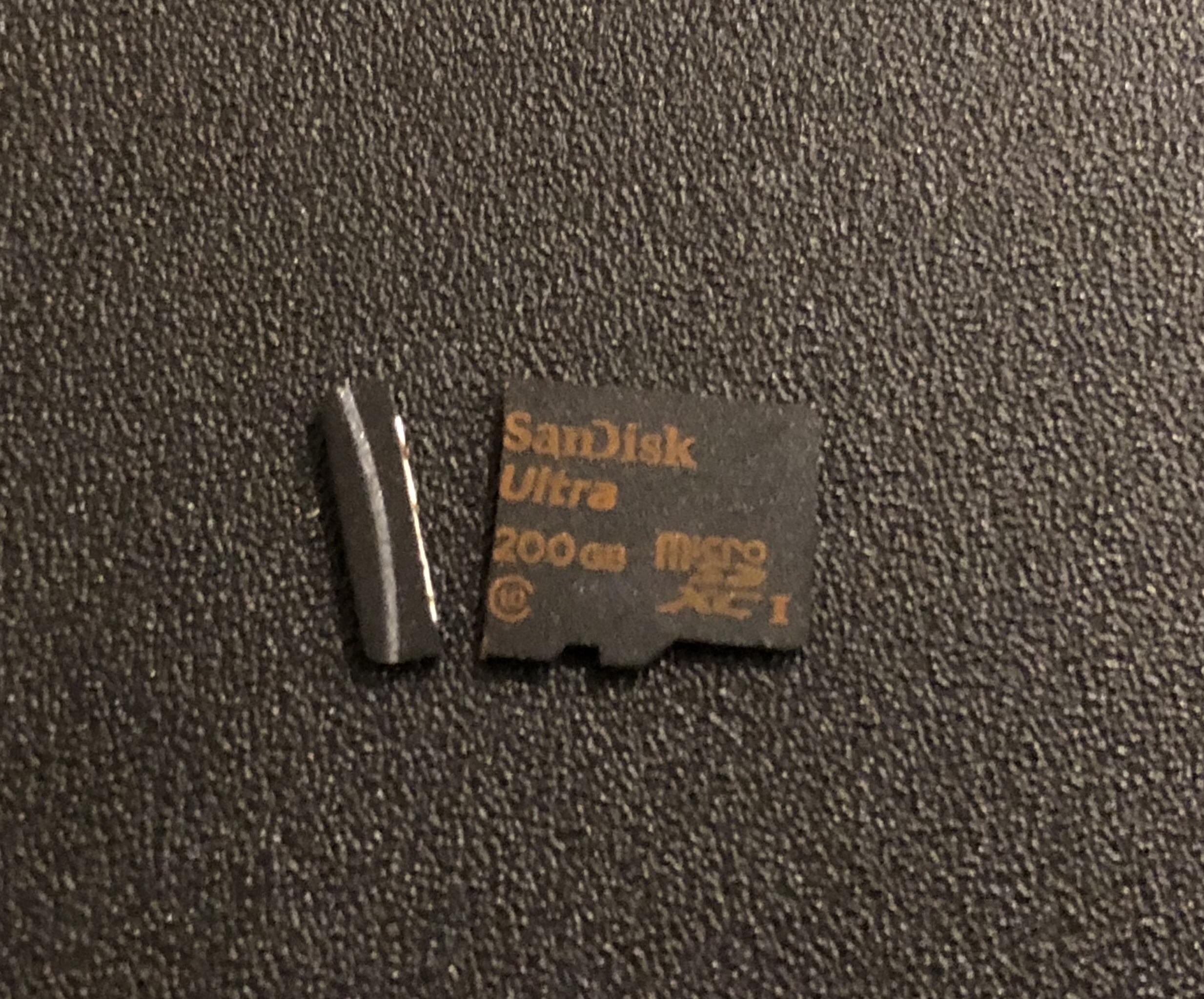 PSA Remove your micro SD before opening the case ( Also, USB drives