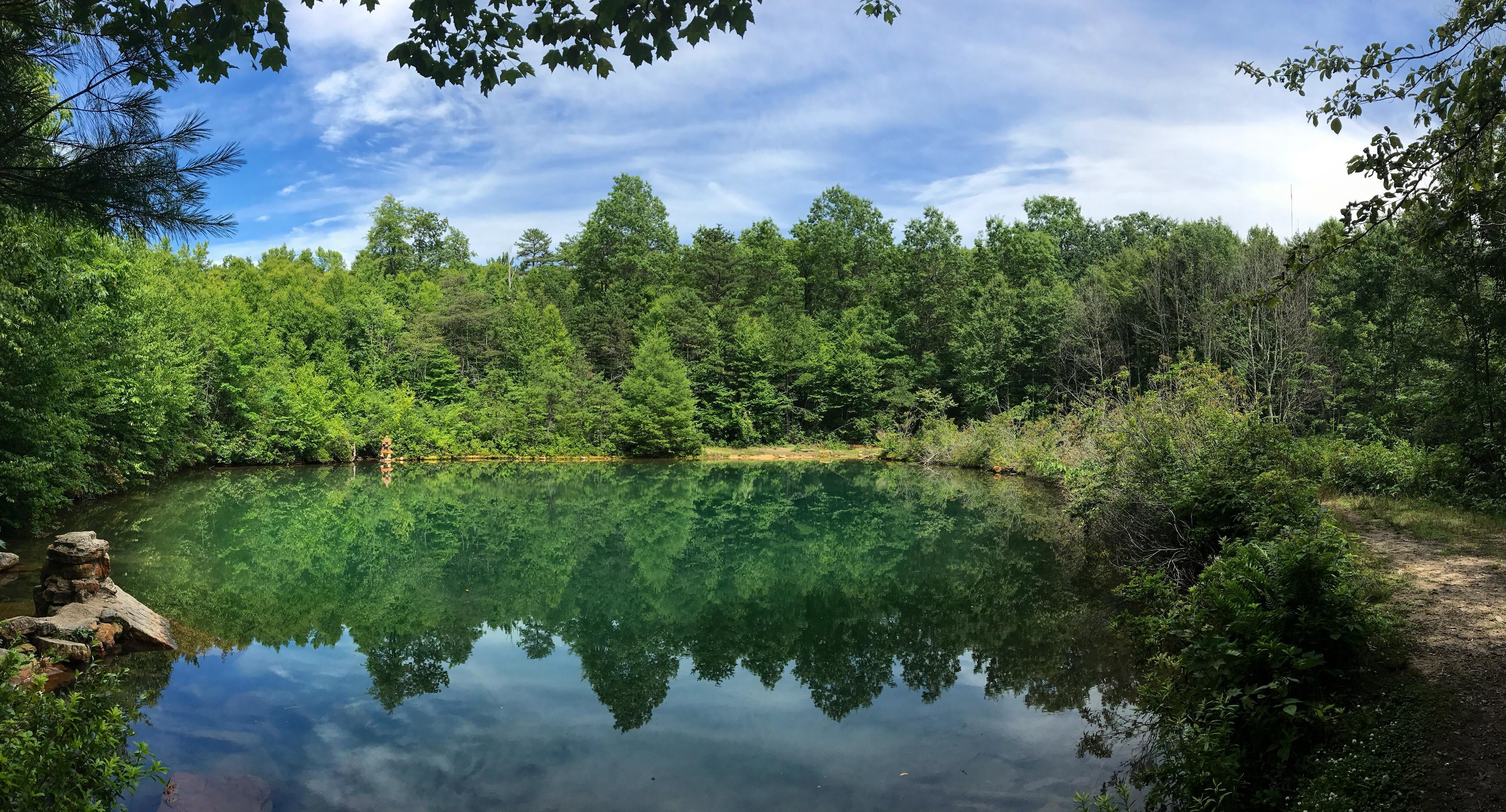 You can see why they call it Emerald Pond. Washington National