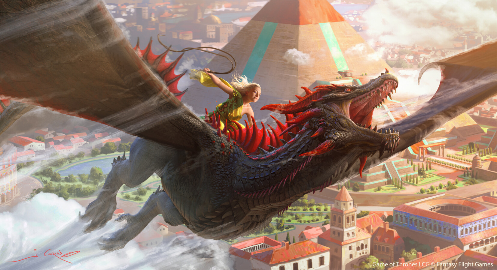 Daenerys and Drogon by Joshua Cairos DaenerysWinsTheThrone
