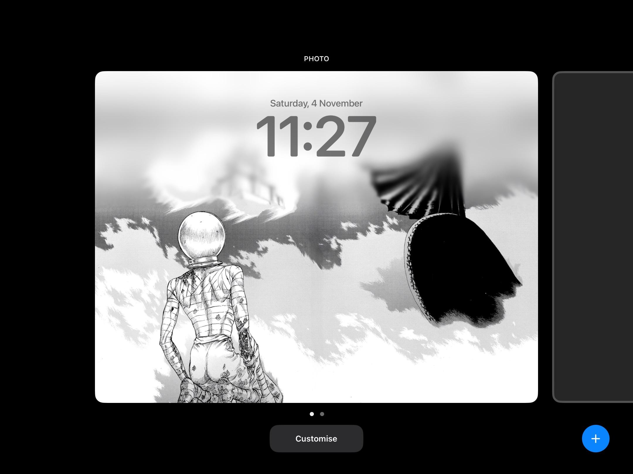 How do you get rid of the stupid blur on the wallpaper now in iPadOS 17