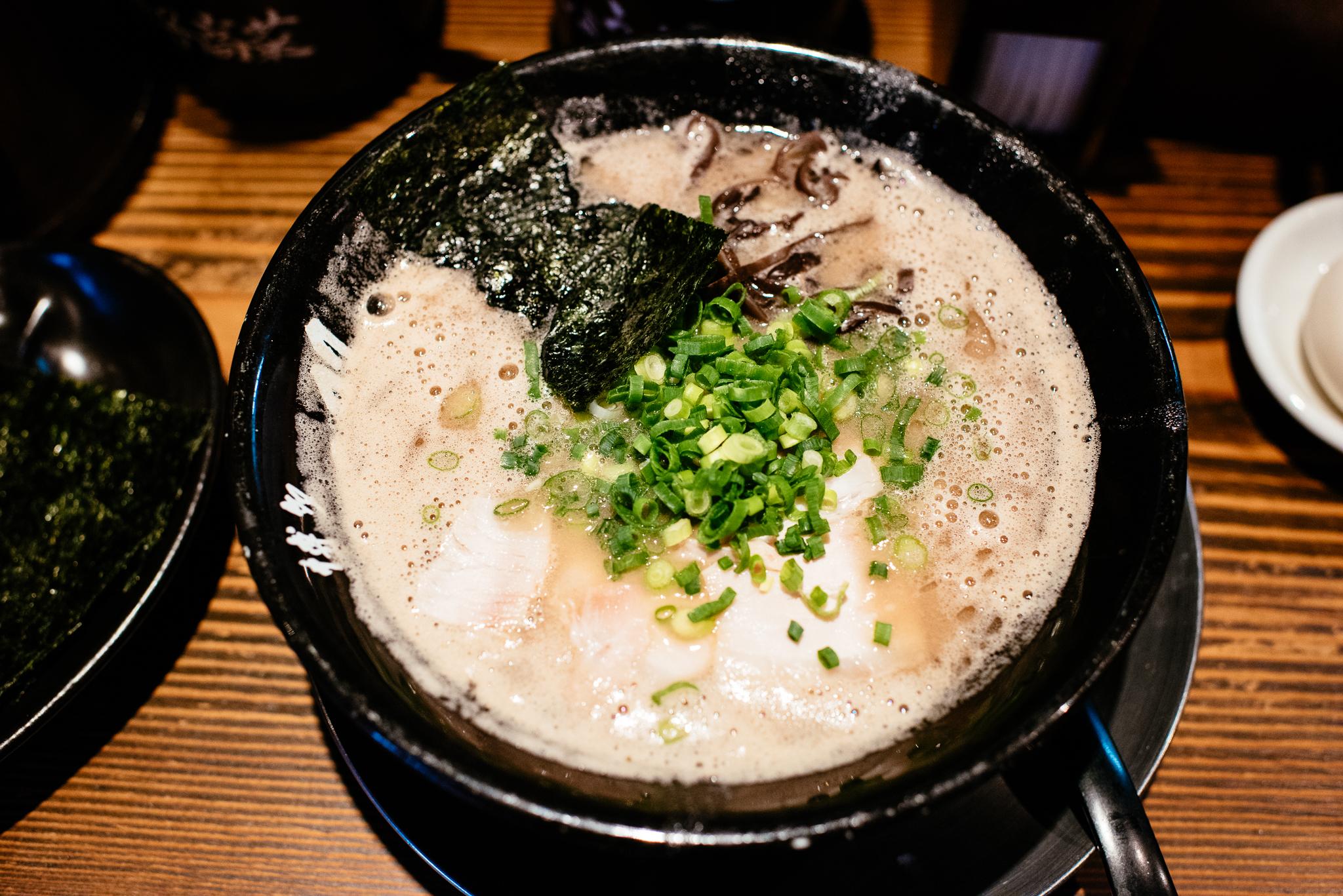 Hakata Issou in Fukuoka, Japan. Sometimes called "tonkotsu cappuccino