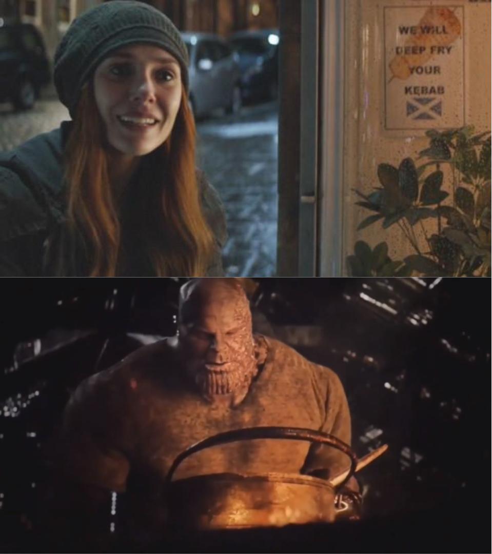 In "Avengers Infinity War" (2018), a sign in Edinburgh reads "WE WILL