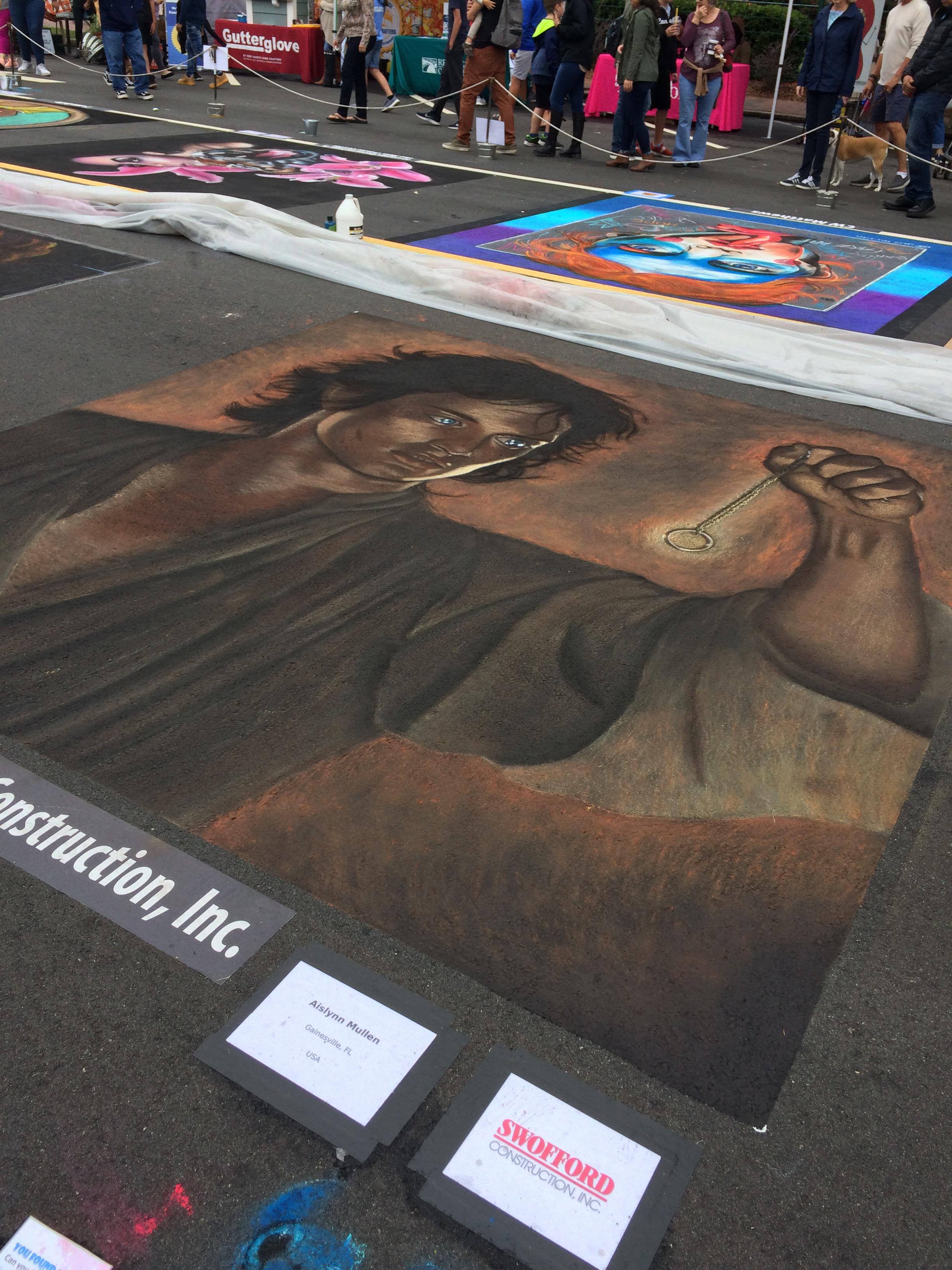 At the Marietta, GA Chalktober festival this weekend r/lordoftherings