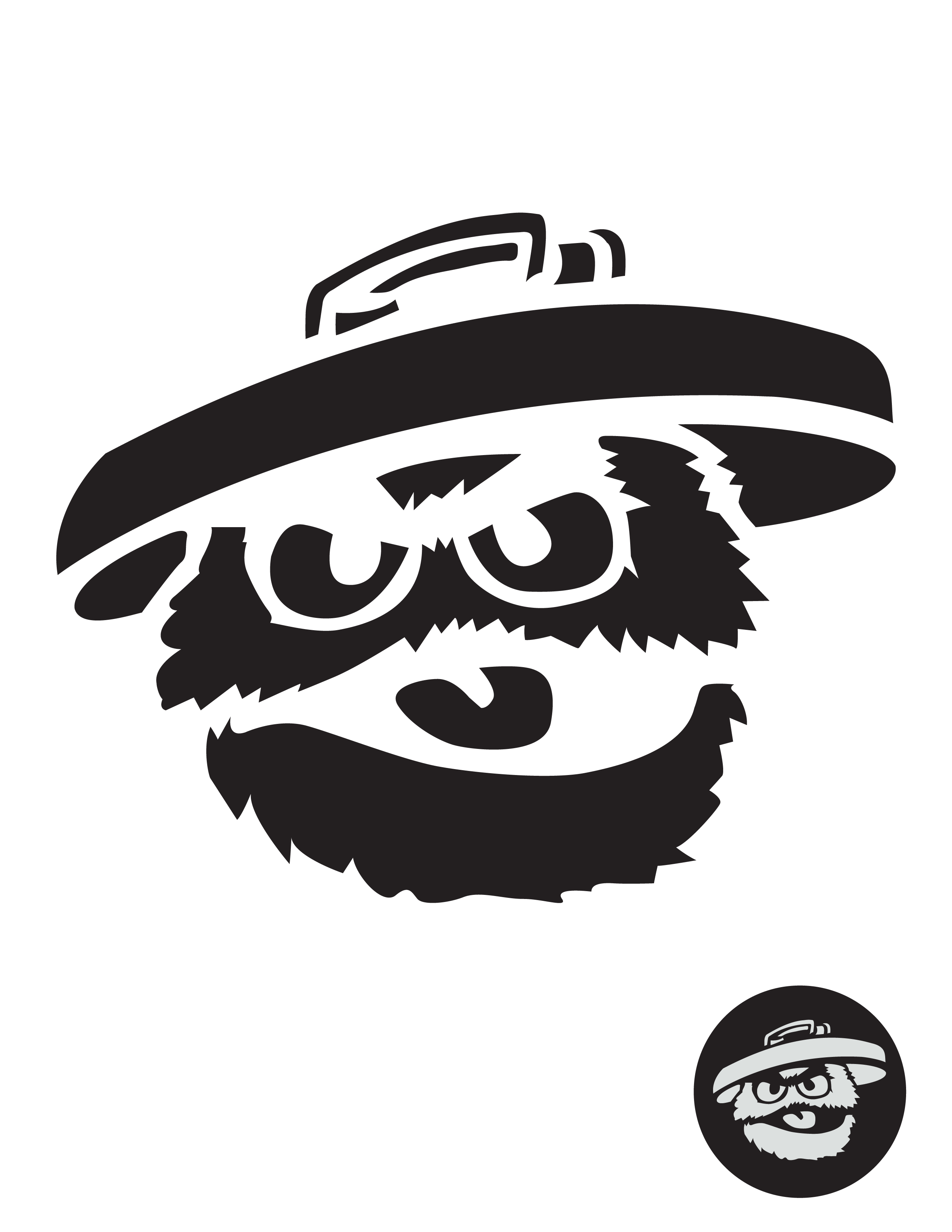 Sesame Street Oscar the Grouch (Pumpkin Stencil Pumpkin Pattern