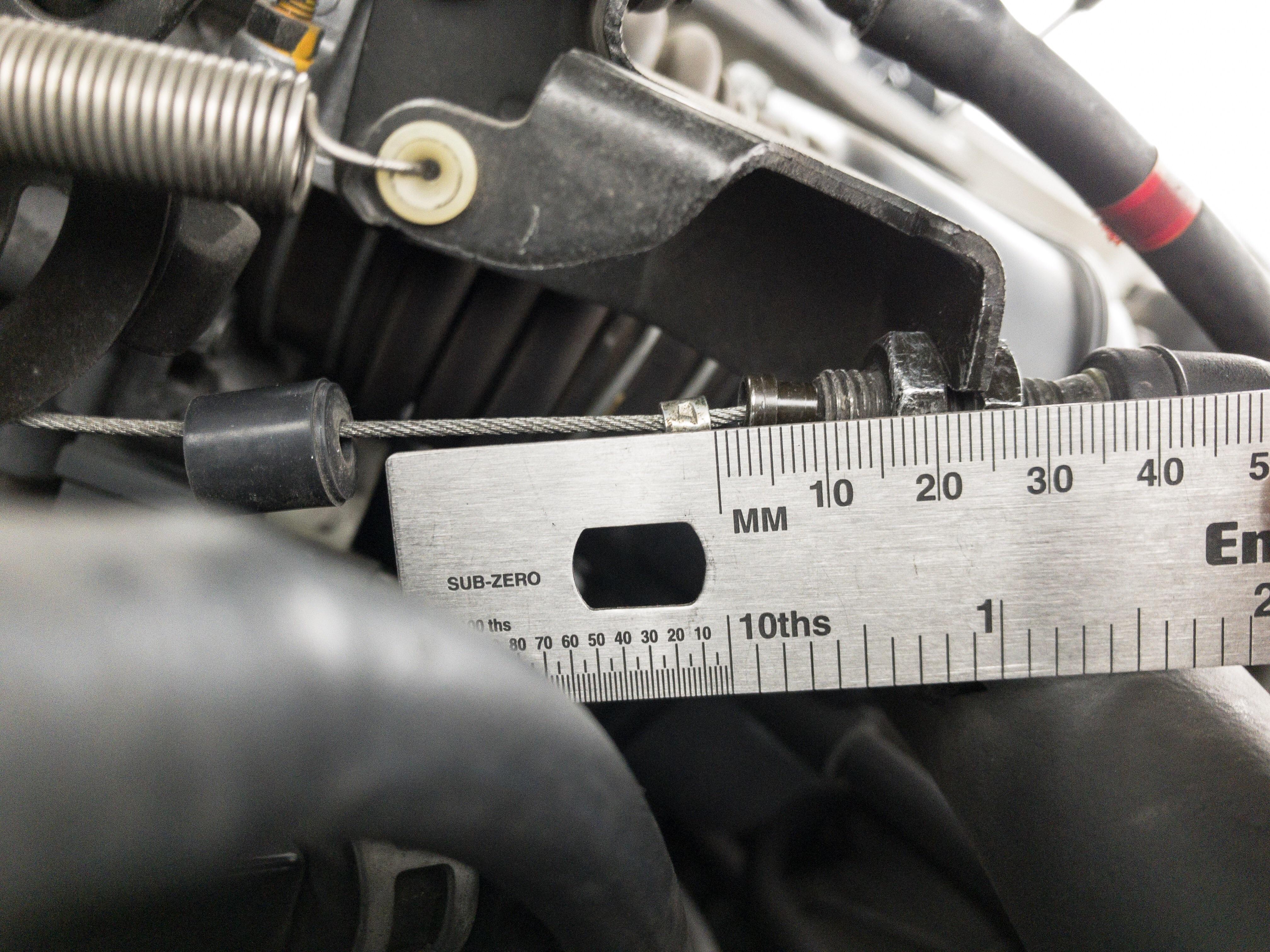 Transmission Throttle Valve cable stretched? 1998 Lexus ES300 r