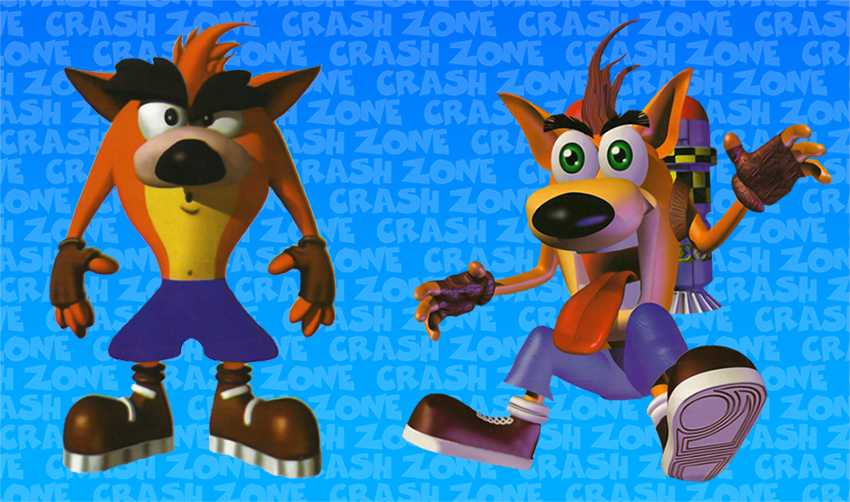 Crash Bandicoot 1 & 2 GameX Magazine Models. r/crashbandicoot