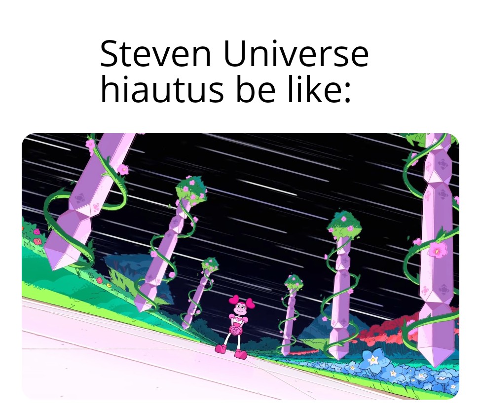 Here in the garden, let's play a episode stevenuniverse