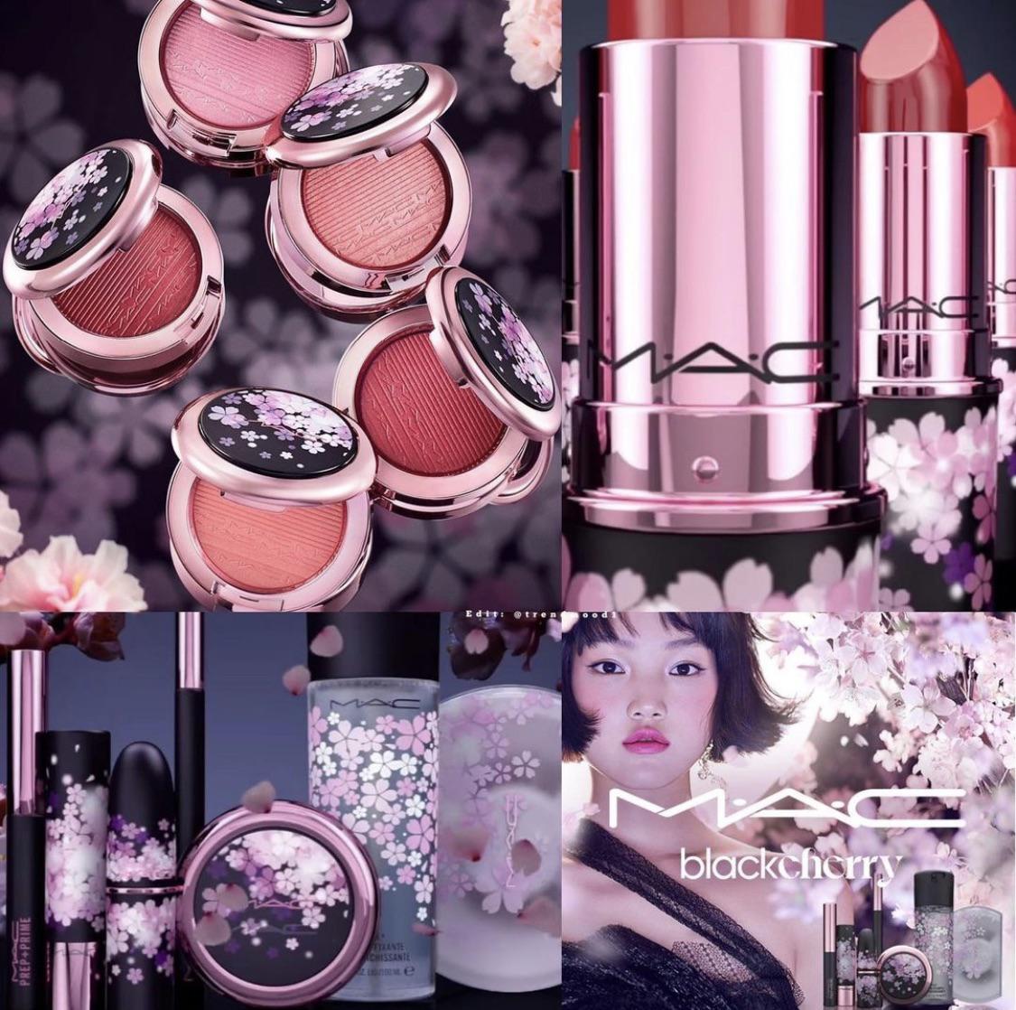 New from Mac Cosmetics Black Cherry Collection coming Spring 2021 r