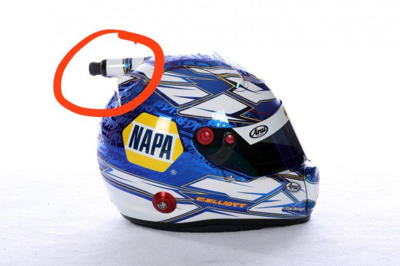 Question what do NASCAR helmets connect to? r/NASCAR
