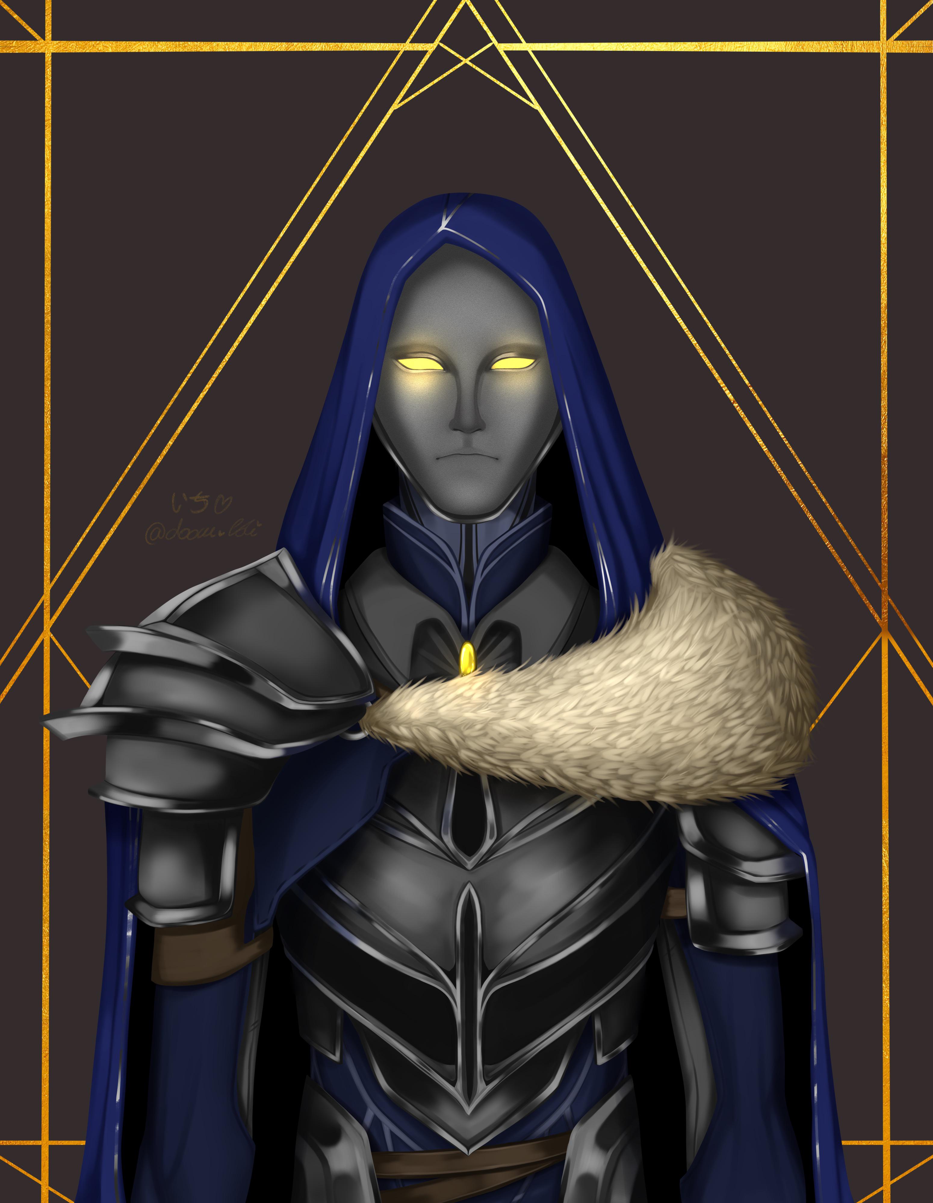 [OC] [Art] Oath of vengeance scourge aasimar Razael r/DnD