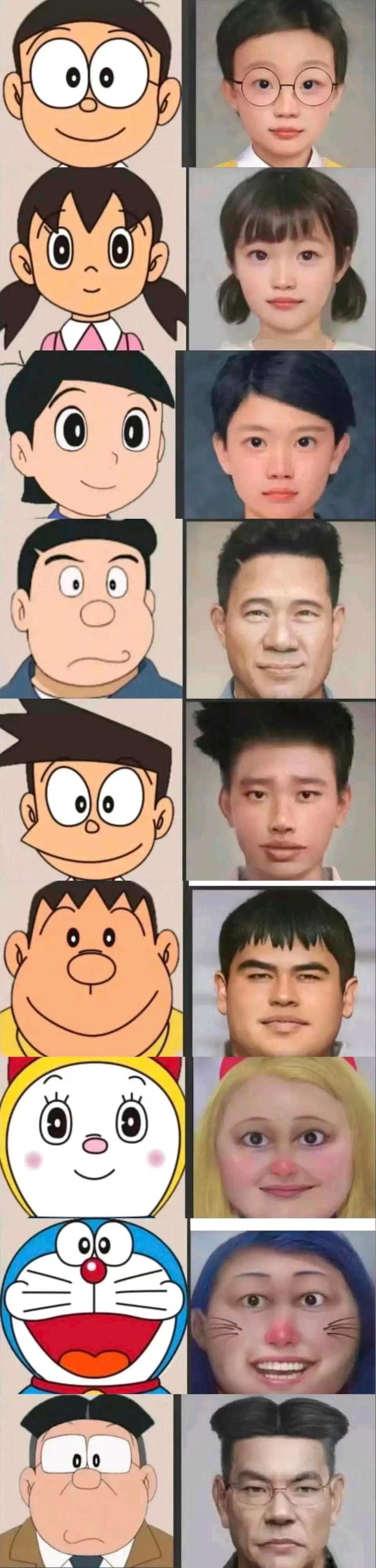 What if Doraemon is looking for actors... r/animation