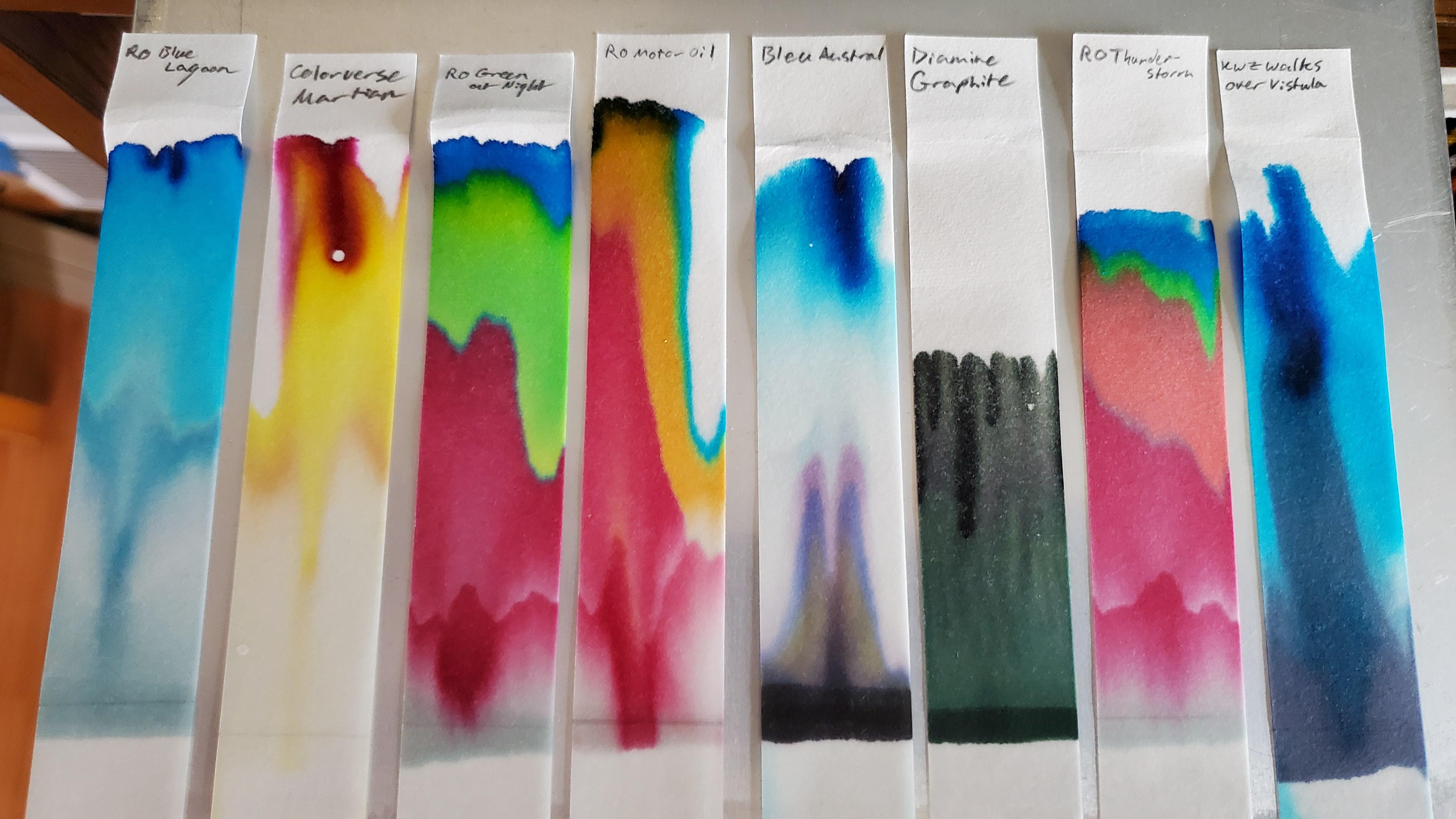More chromatography r/fountainpens
