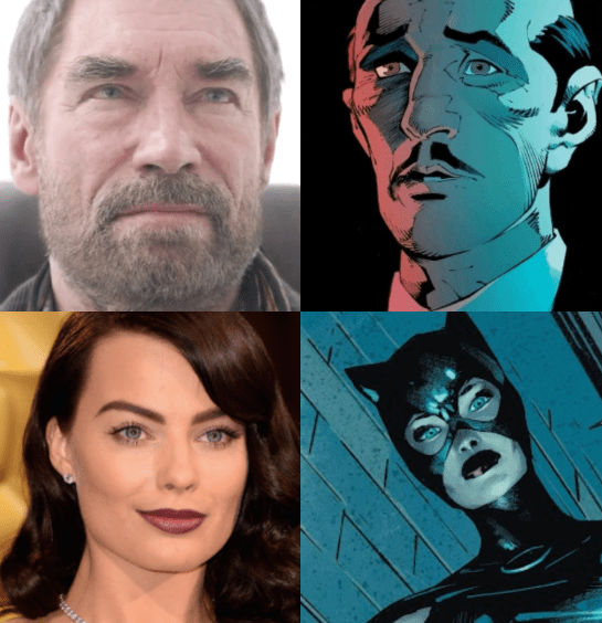 Timothy Dalton as alfred , Margot Robbie as catwoman r/Fancast