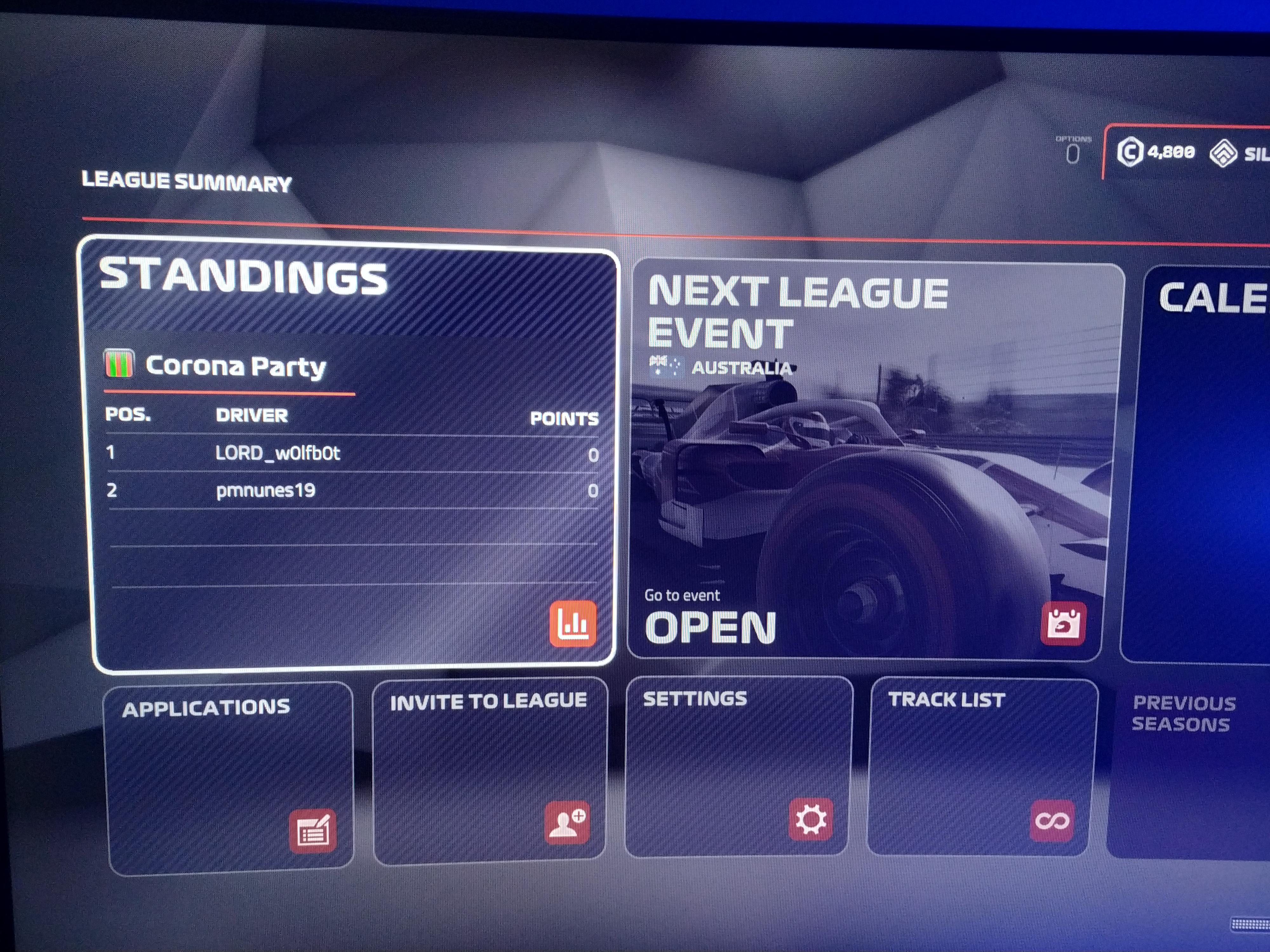 Every day at 7pm gmt+00 F1Game