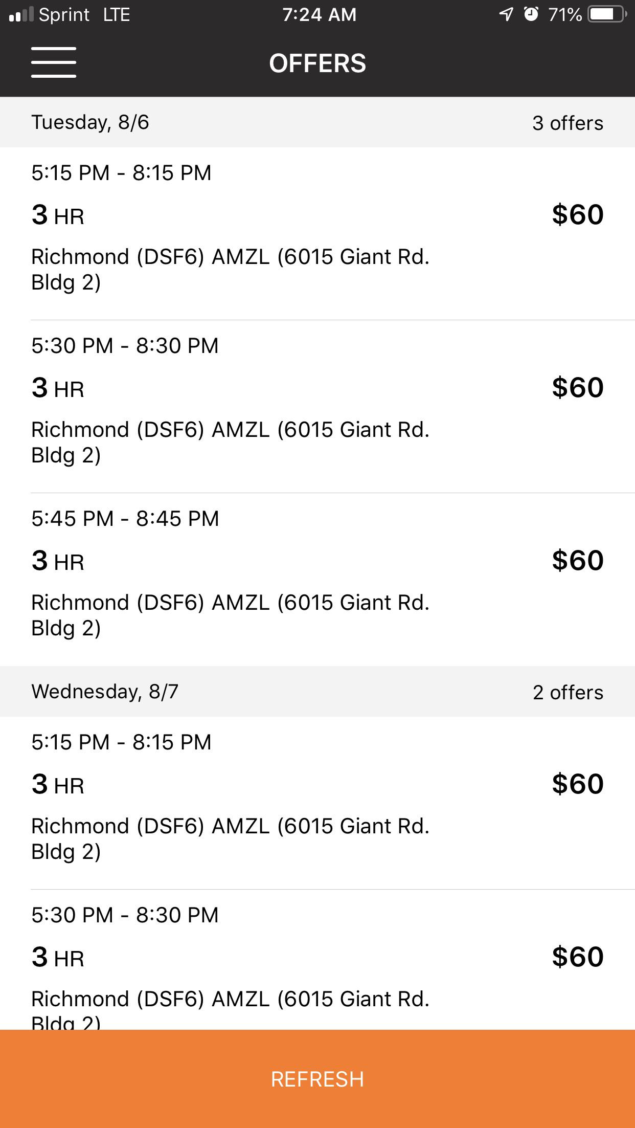 Us flex drivers finally got access to the amazon distribution center