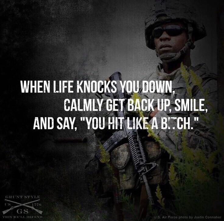 When life knocks you down... r/motivation