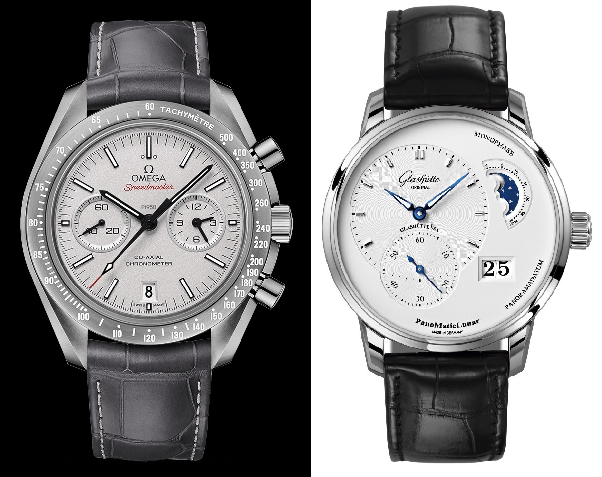 [Omega vs Glashutte Original] Omega Speedmaster Grey Side of the Moon
