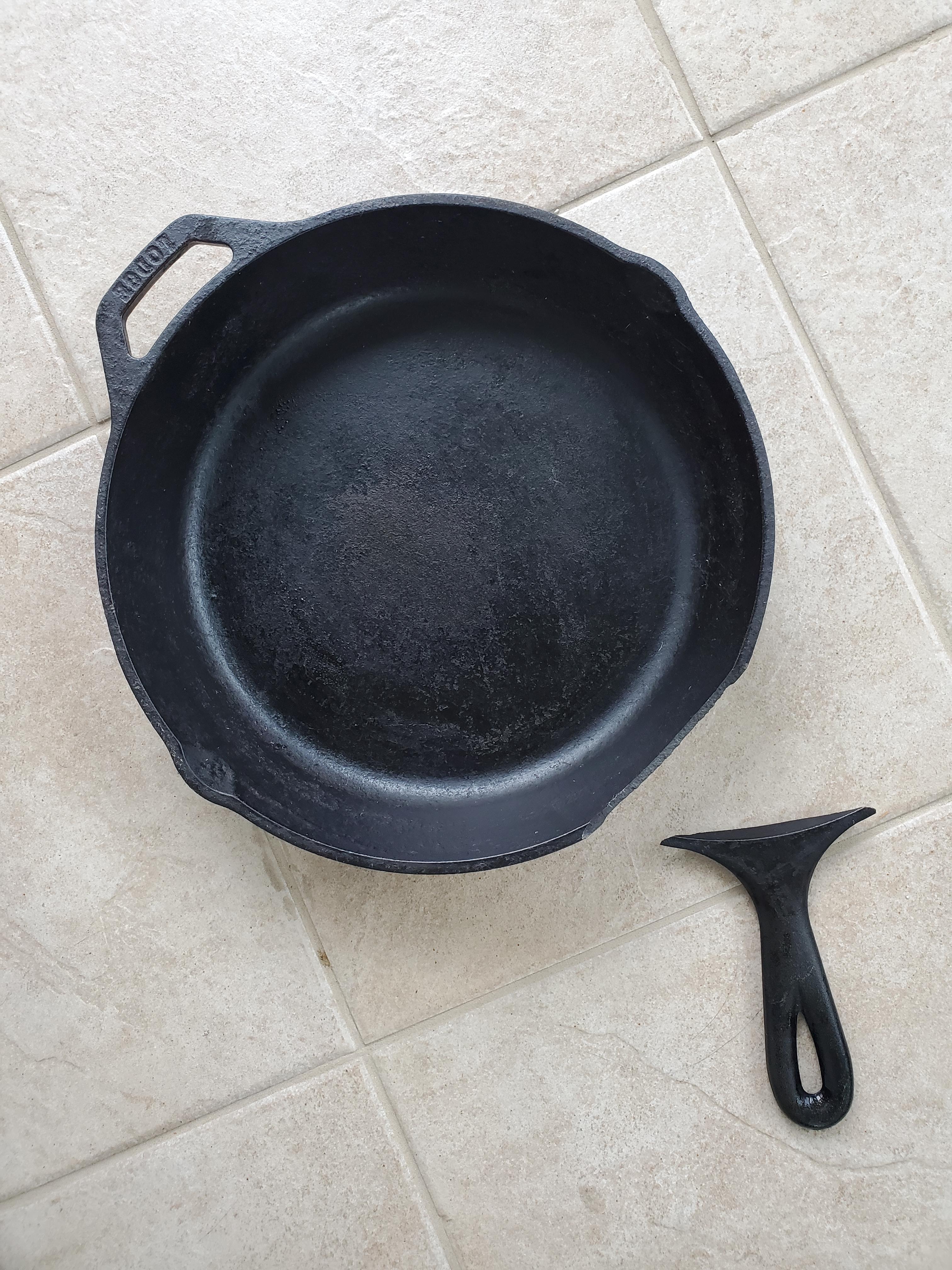Dropped my cast iron on ceramic tile RIP r/castiron