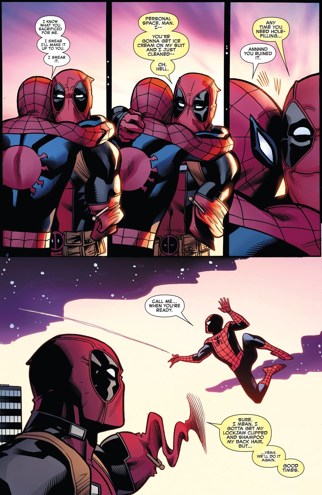 Deadpool being bi always makes me feel better : bibros