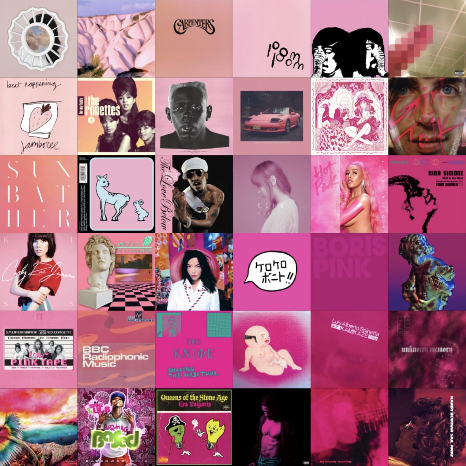 Pink albums this weeek lastfm