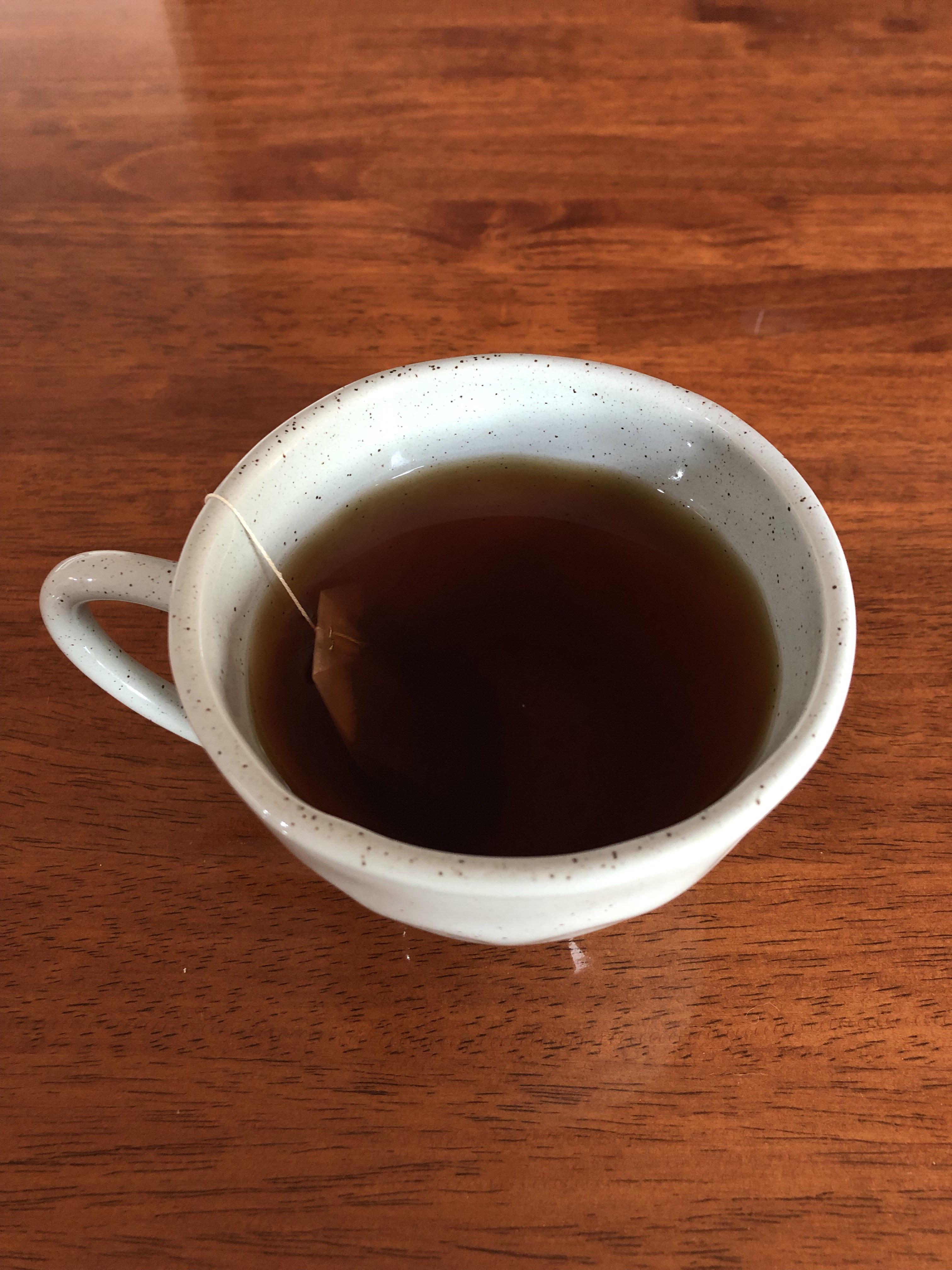 Black tea with no sugar or milk 💕 teabag in for extra strength r