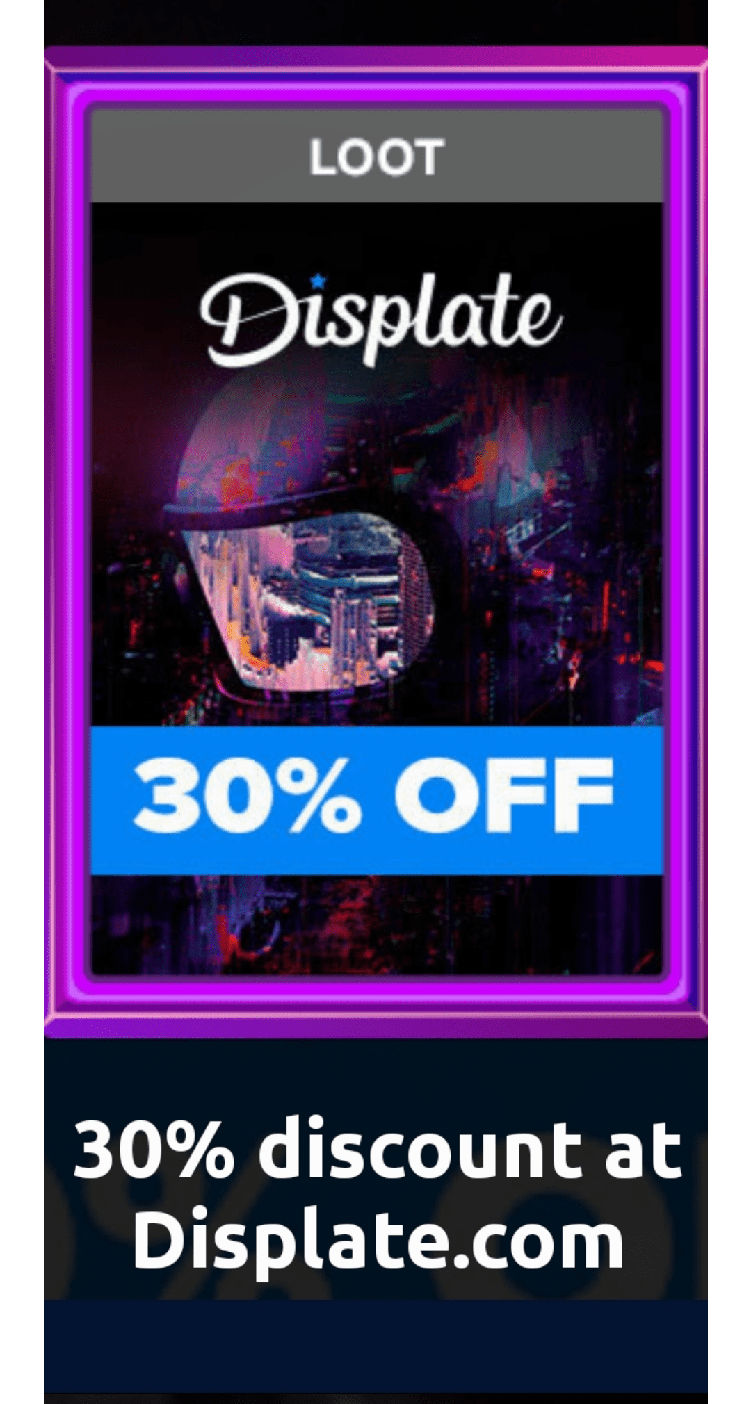 30 off code for sale only 2 bucks !!! r/Displate