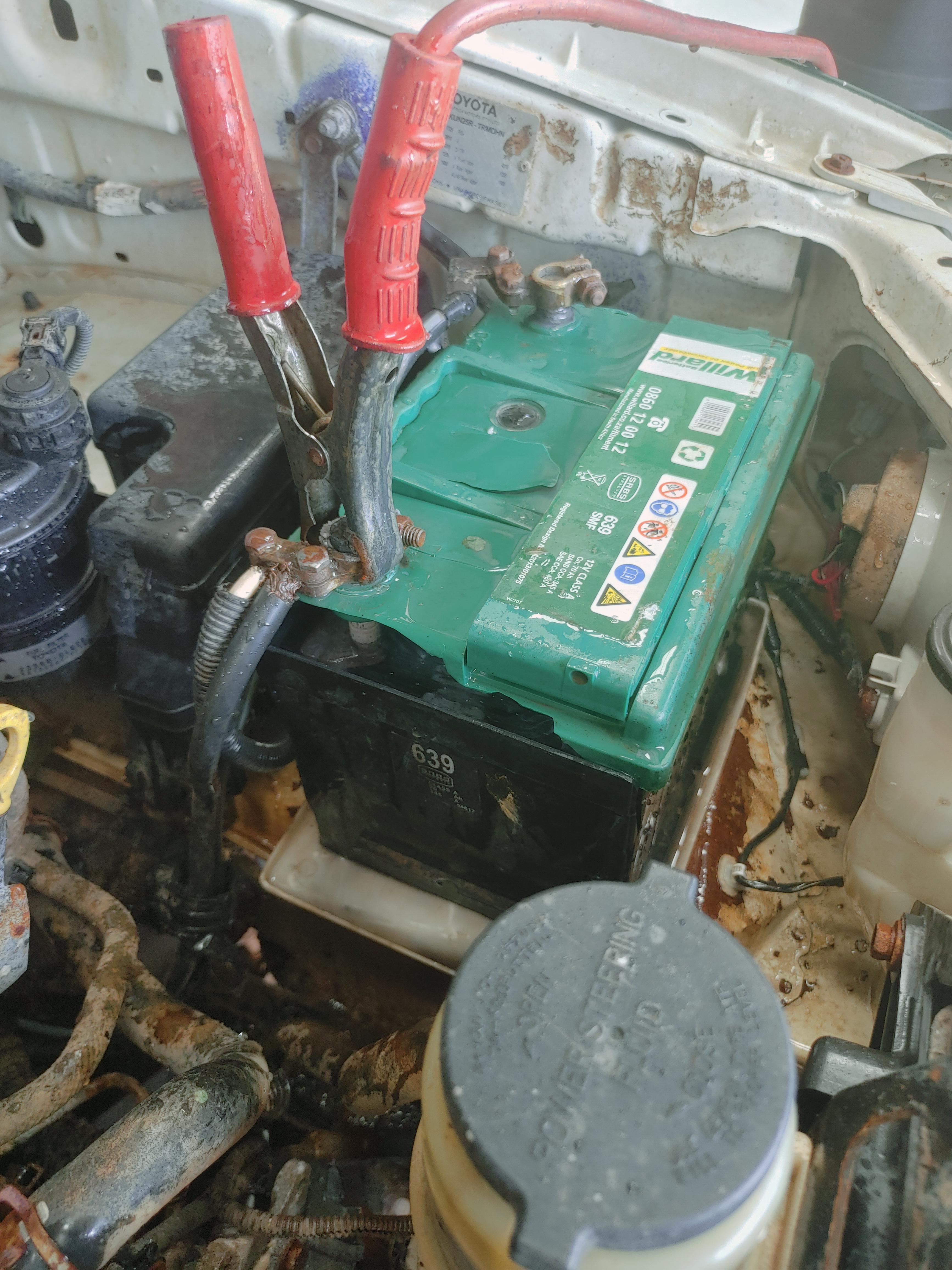 Ever had a battery explode in the shop? This was a first for me. Sent