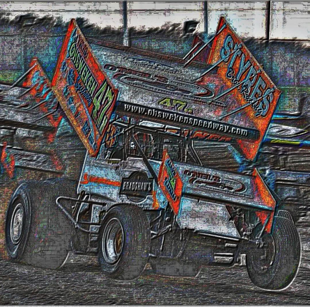 Sprint car art DirtRacing