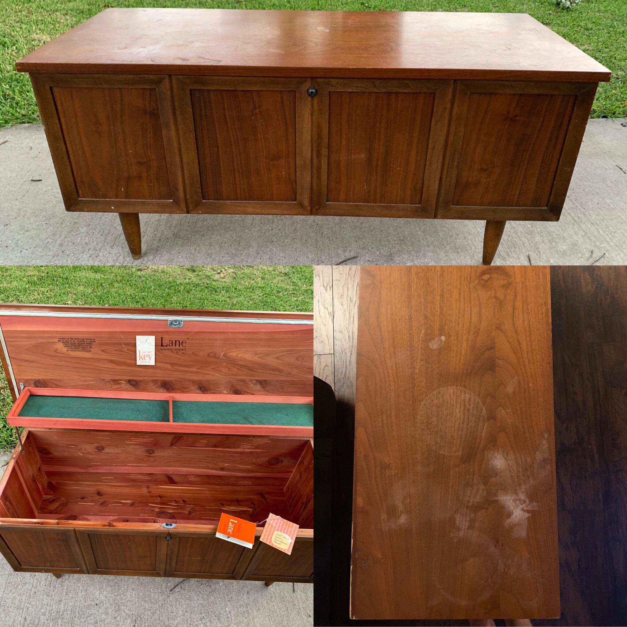 Lane Sweetheart Chest (1960s?) for 70. Any suggestions on how best to